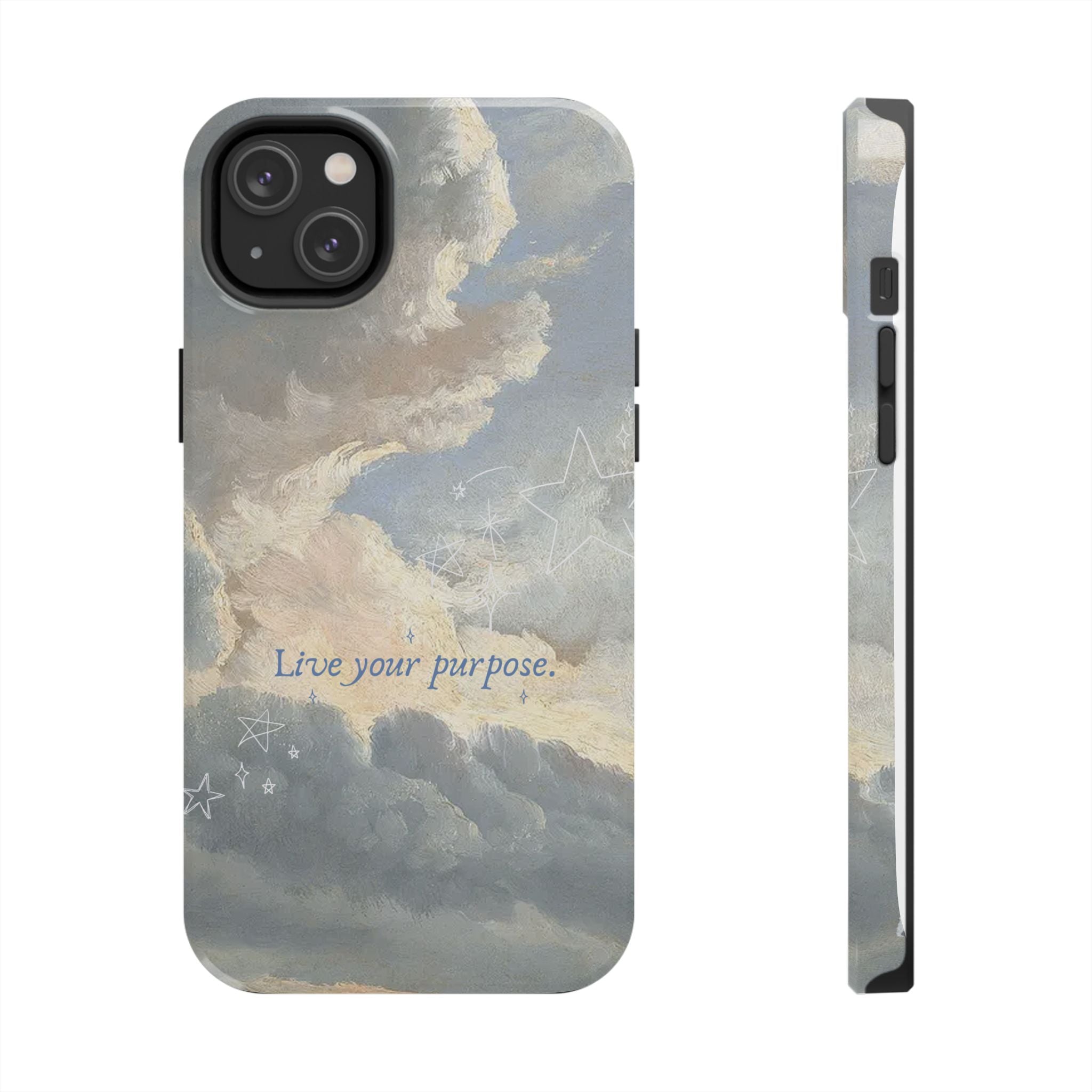 Live Your Purpose, Elegant Phone Cases, Stylish Phone Covers, Chic Phone Protectors, Fashionable Case for Her, Trendy Smartphone Accessories