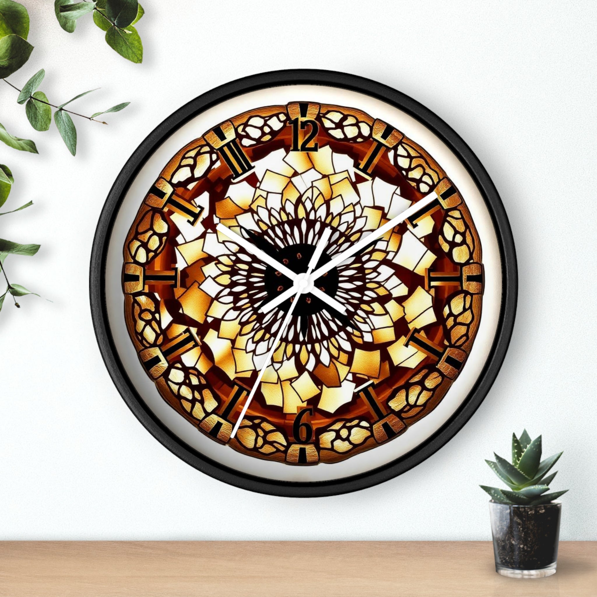 Light Art Abstract Design Elegant Wall Clock, Home Decor, Wall Art