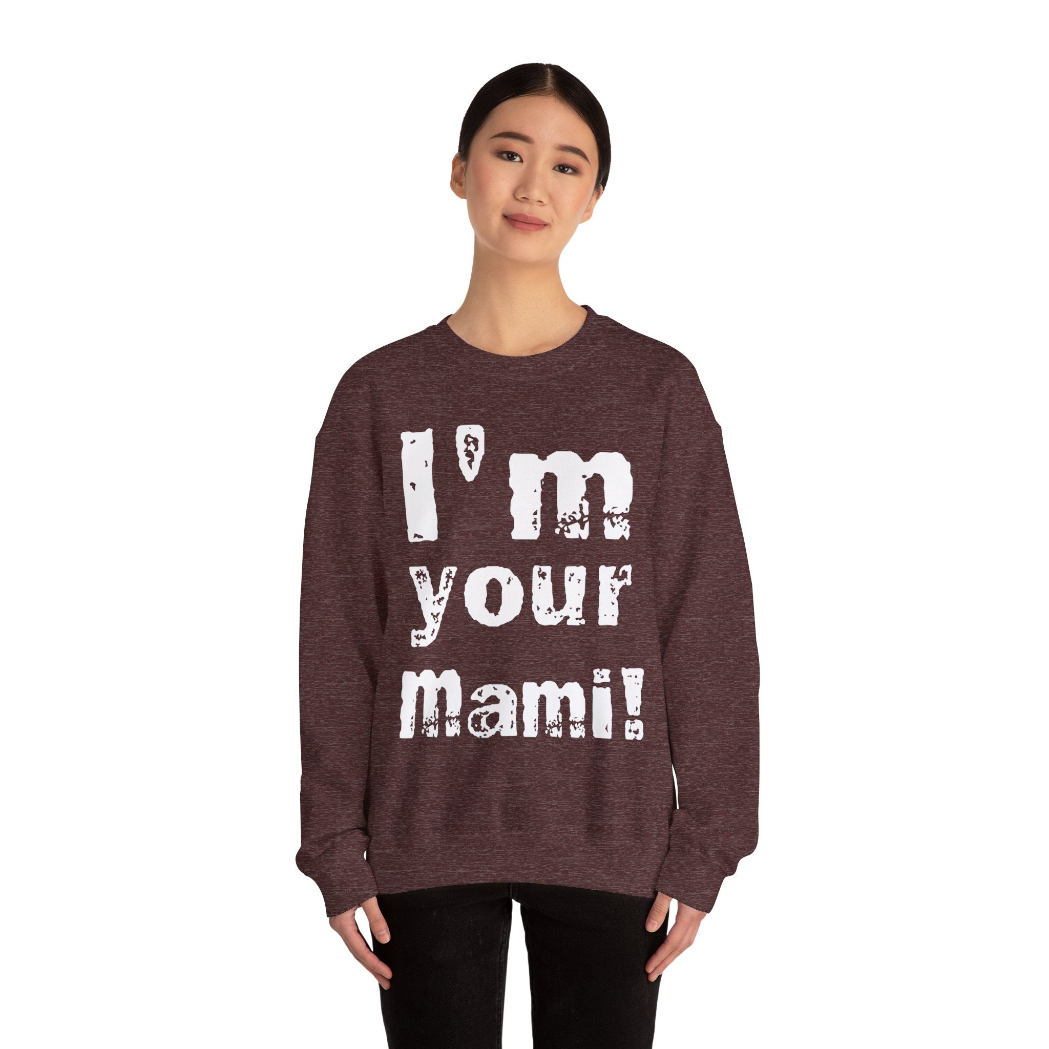 I'm Your Mami, Rhea Ripley Fans Sweatshirt, Best of Rhea Design, Wrestling Fan Unisex Sweatshirt - Gift for Him or Her, Casual Outwear, Heavy Blend Crewneck Sweatshirt