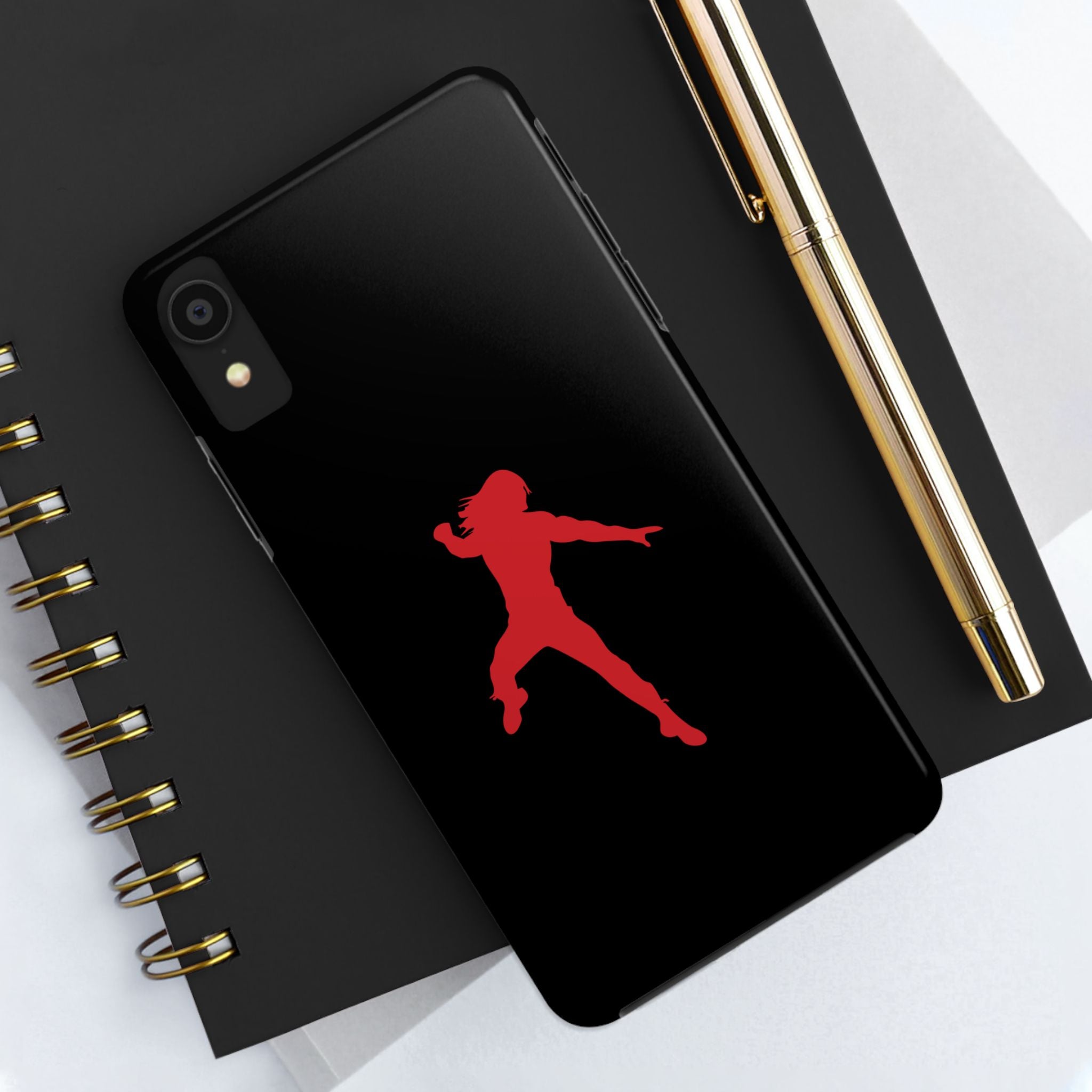 Roman Reigns Jump Red Graphic Design, iPhone and Samsung Case Cool Graphic Sports Fan Phone Case