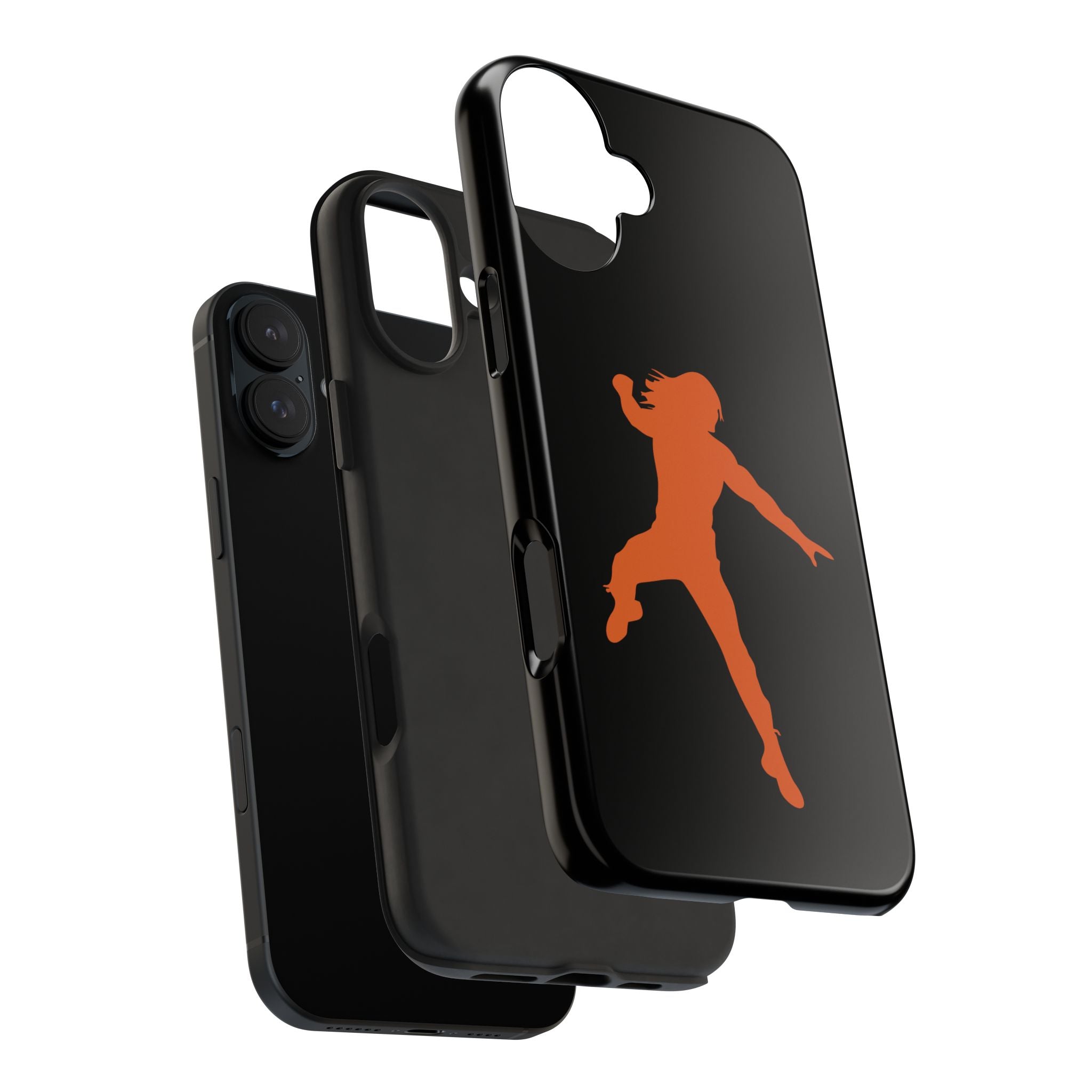 Roman Reigns Jump Orange Graphic Design, iPhone and Samsung Case Cool Graphic Sports Fan Phone Case