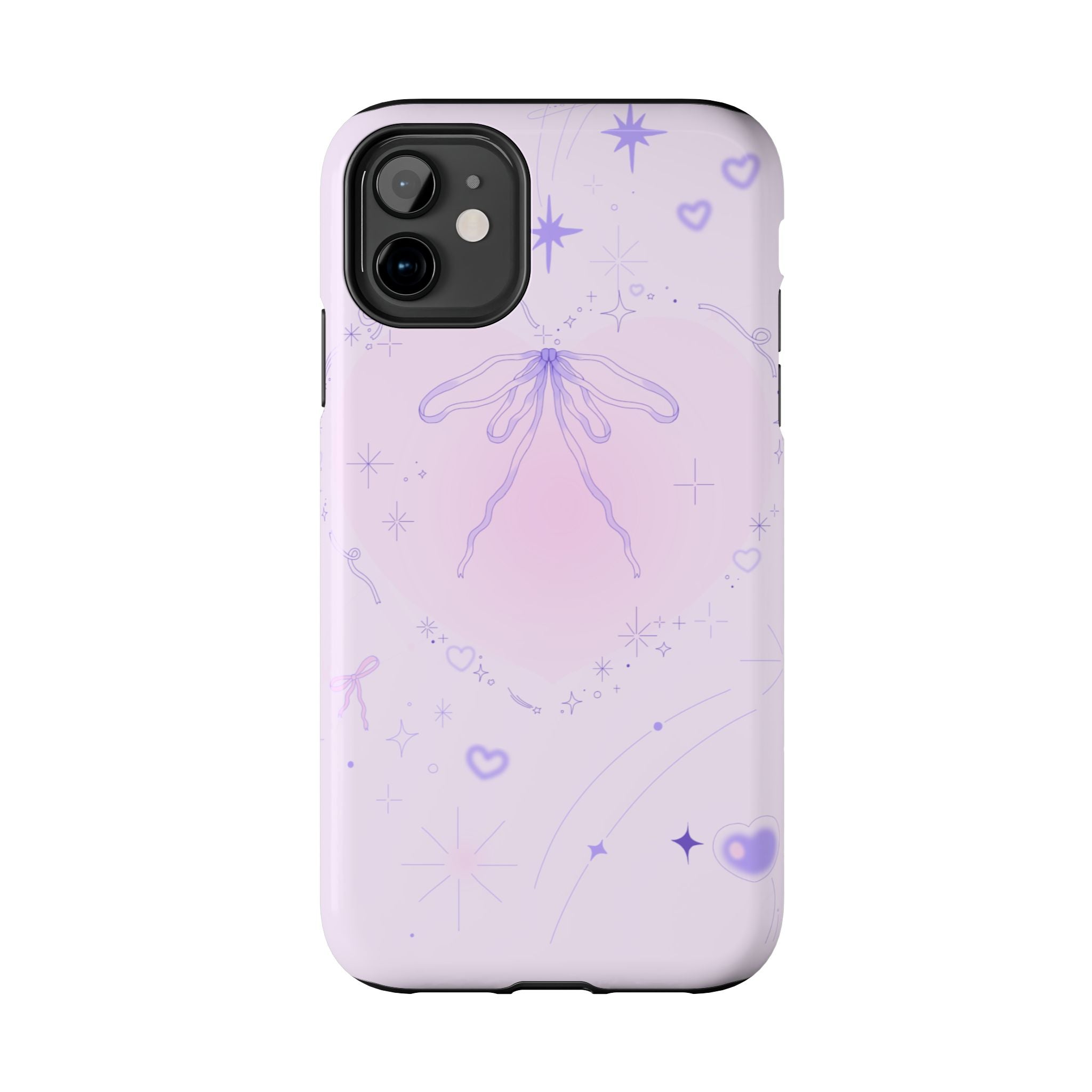 Pink Purple Delicate Fine Line Design, Elegant Phone Cases, Stylish Phone Covers, Chic Phone Protectors, Fashionable Case for Her, Trendy Smartphone Accessories