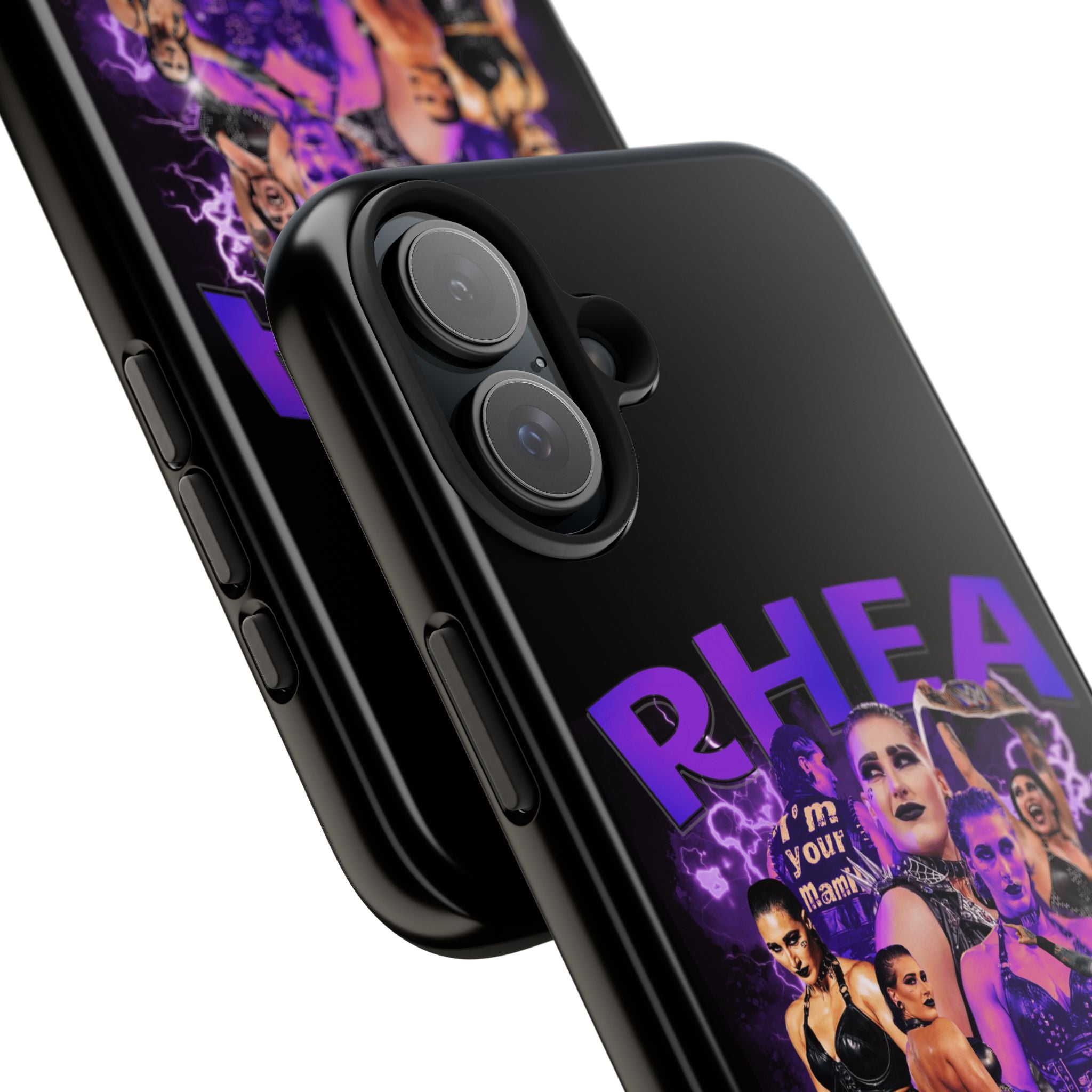 Rhea Ripley Graphic Portrait Design, iPhone and Samsung Case Cool Graphic Sports Fan Phone Case