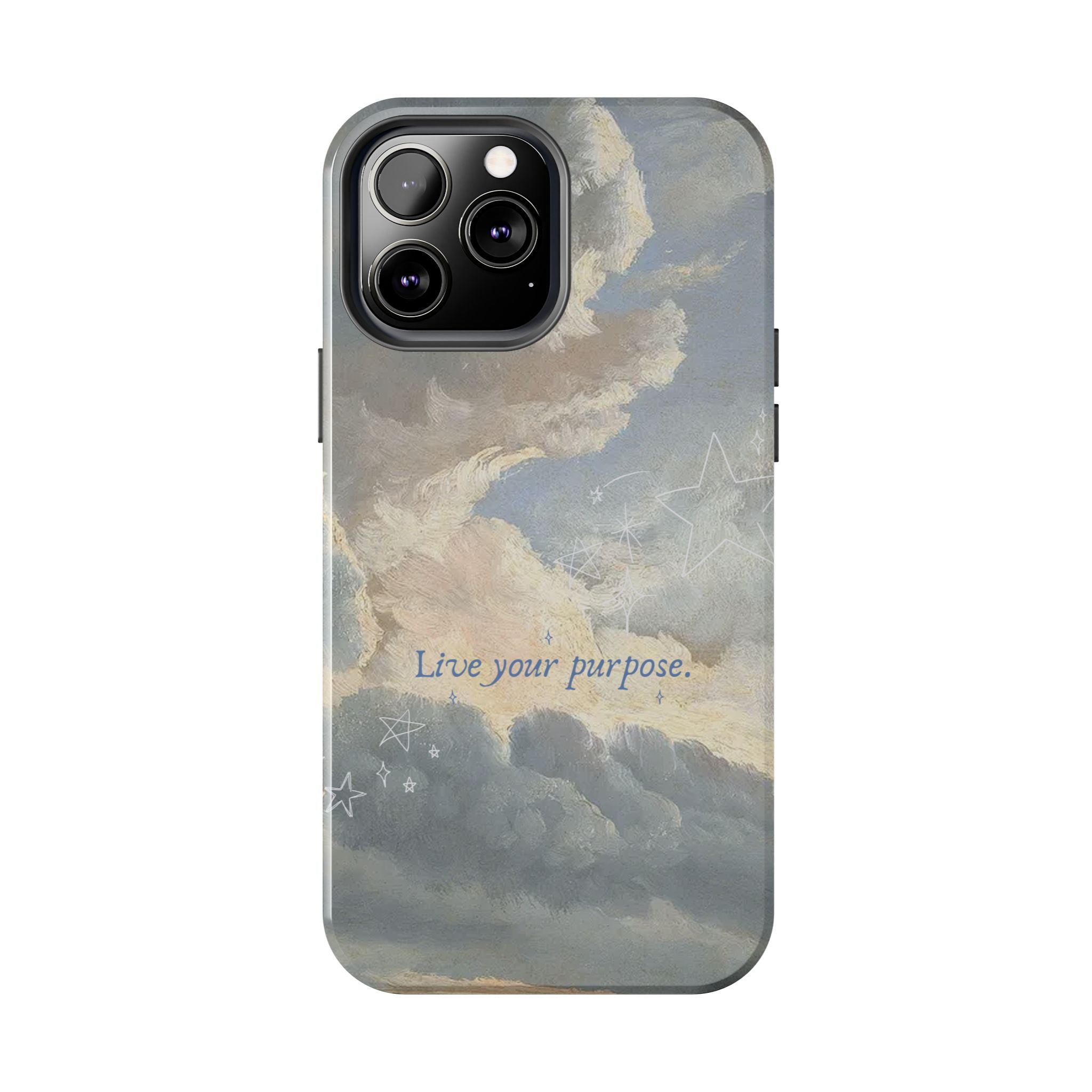 Live Your Purpose, Elegant Phone Cases, Stylish Phone Covers, Chic Phone Protectors, Fashionable Case for Her, Trendy Smartphone Accessories