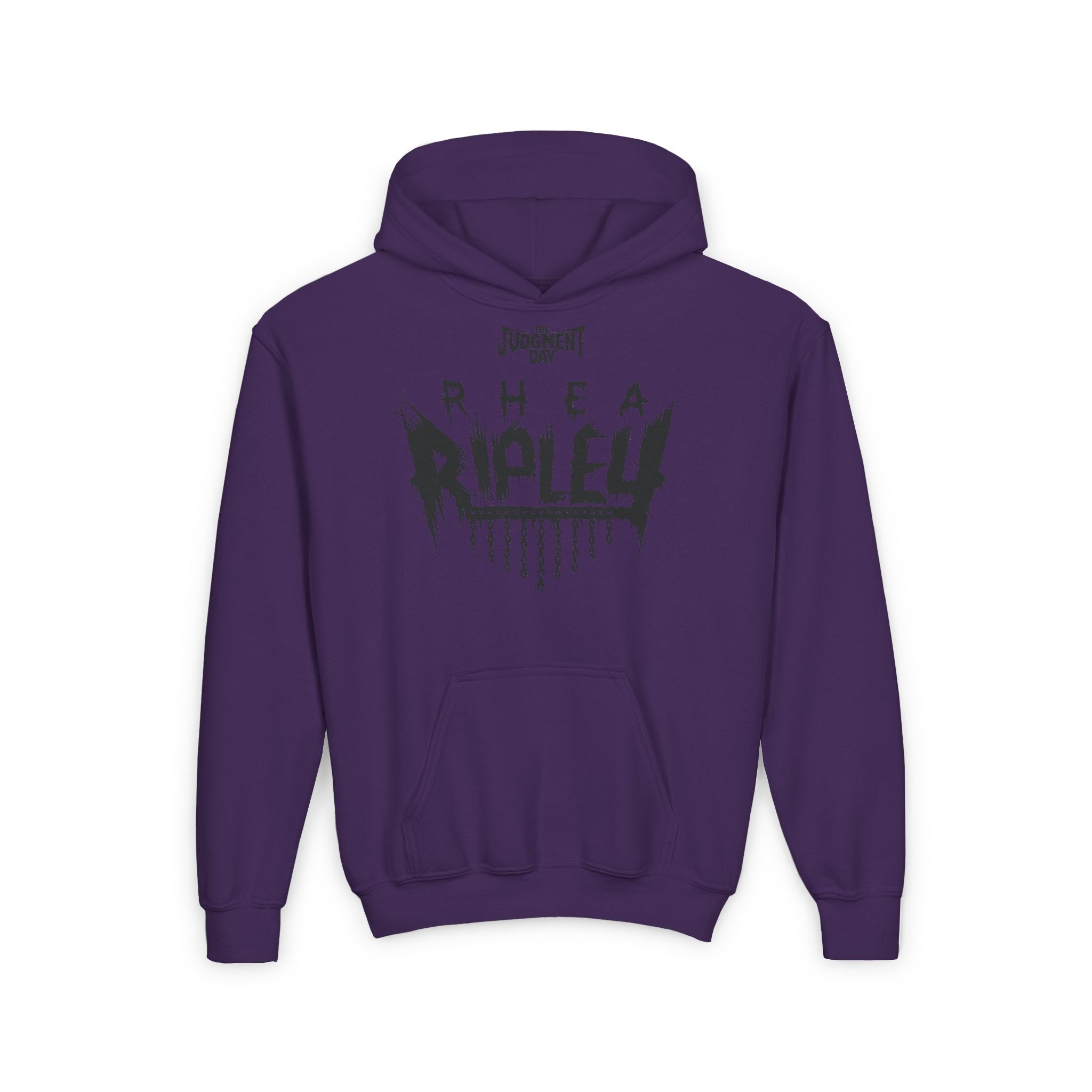 Copy of White The Judgement Day Rhea Ripley Shirt Design, Sports Fan Kids Hoodies - Youth Heavy Blend Hooded Sweatshirt, Unisex Wrestling Fan Hoodies, Gift for Her-Him, Casual Outwear