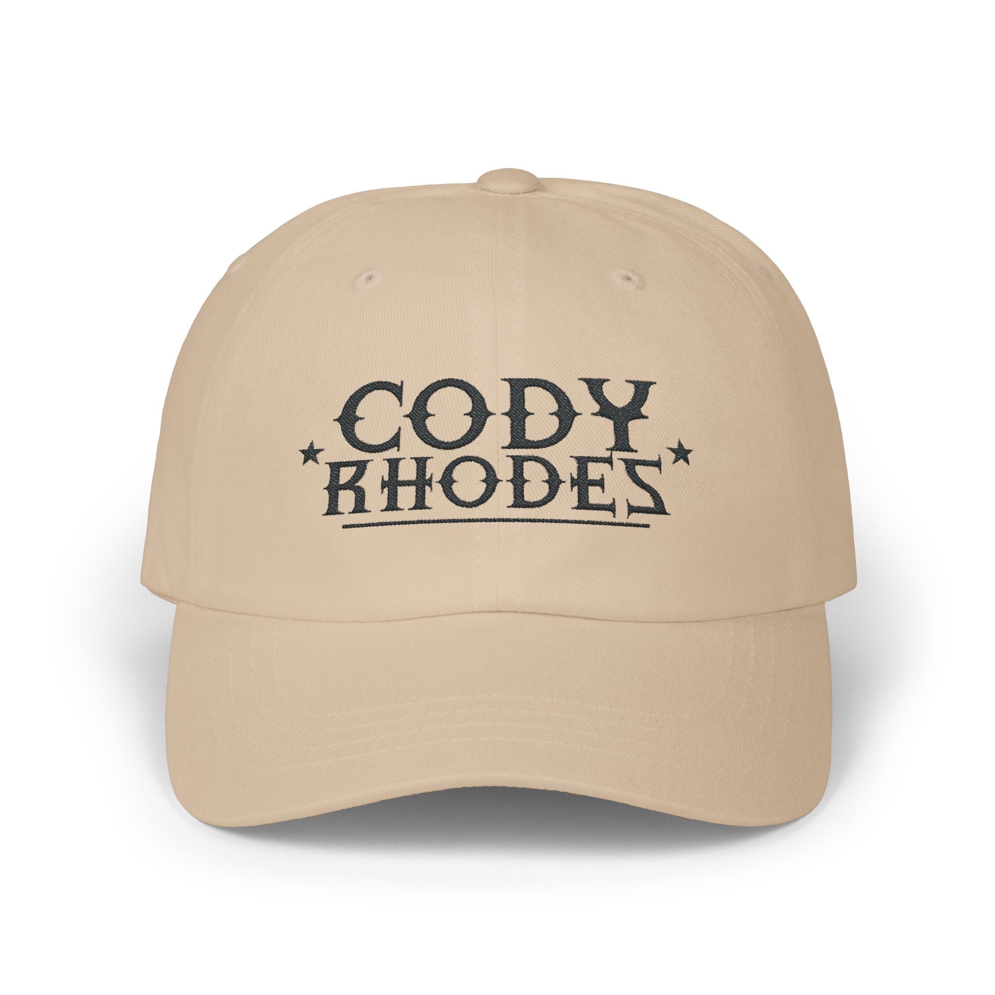 Cody Rhodes Black Text Graphic Design, Sports Fan, Wrestling Dad Cap for Her and Him - Unisex Classic