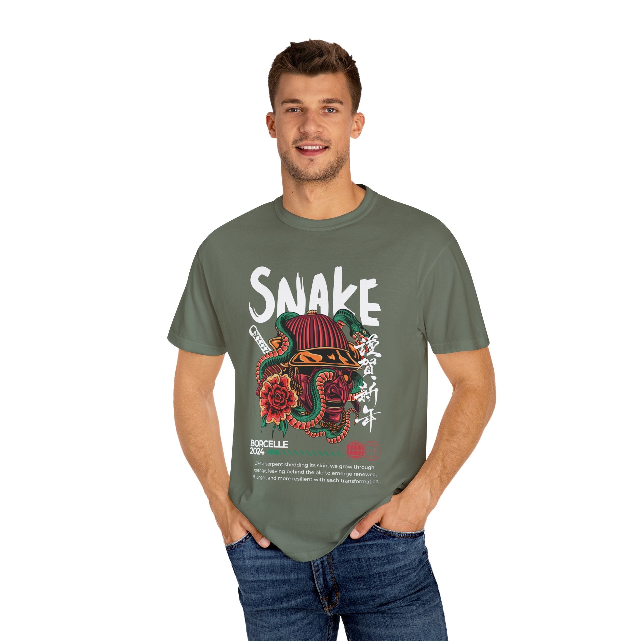 Snake, Graphic Design Unisex T-shirt, Casual Cotton Outwear, Gift for Him- Gift for Her, Stylish Tee, Cool Shirt, Trendy Apparel, Comfortable Top,