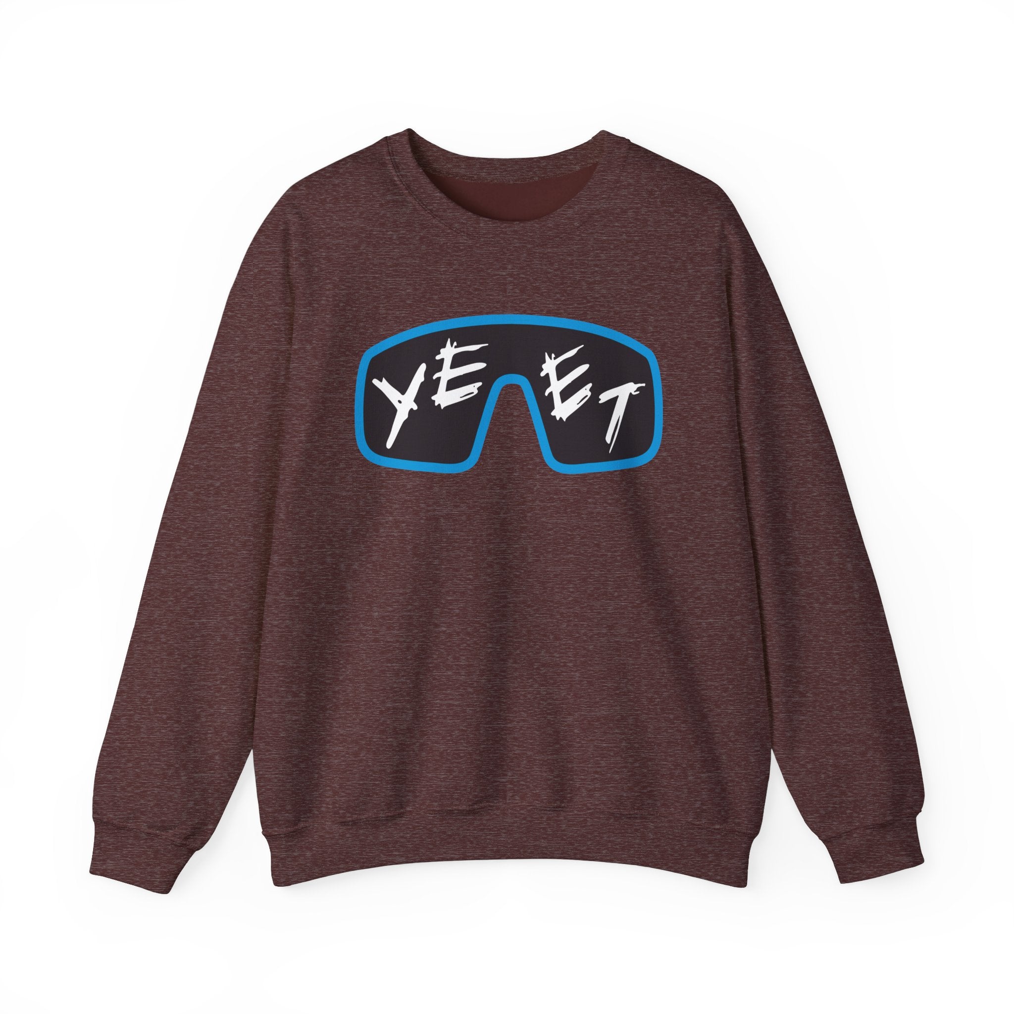 Yeet Glasses Sweatshirt, Wrestling Fan Unisex Sweatshirt - Gift for Him or Her, Casual Outwear, Heavy Blend Crewneck Sweatshirt