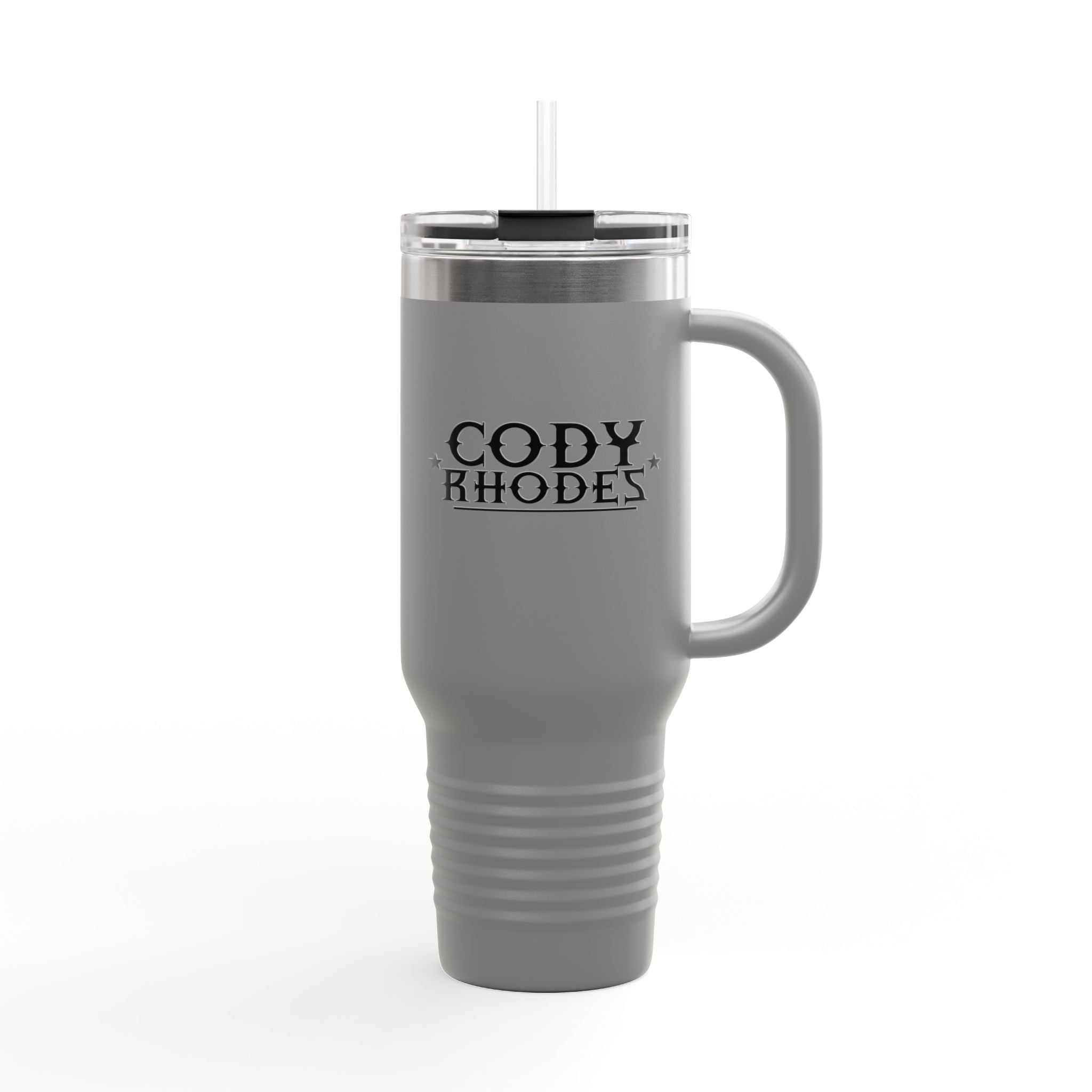 Cody Rhodes Graphic Black Text Design,  Insulated Travel Mug, Gift for Her Gift for Him - 40oz, Gift for Her, Gift for Him