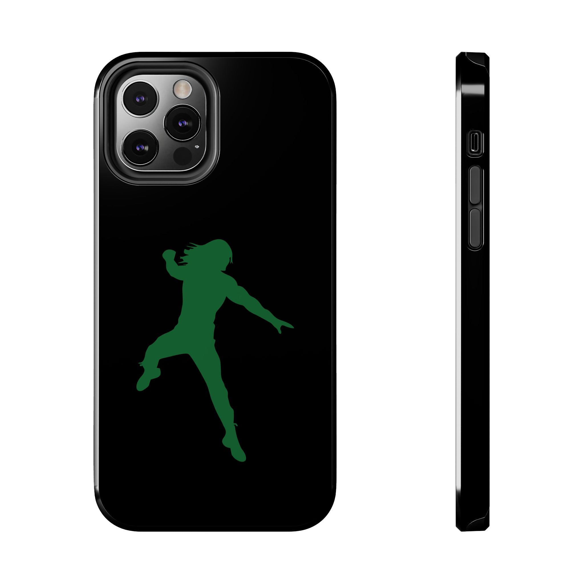 Roman Reigns Jump Green Graphic Design, iPhone and Samsung Case Cool Graphic Sports Fan Phone Case