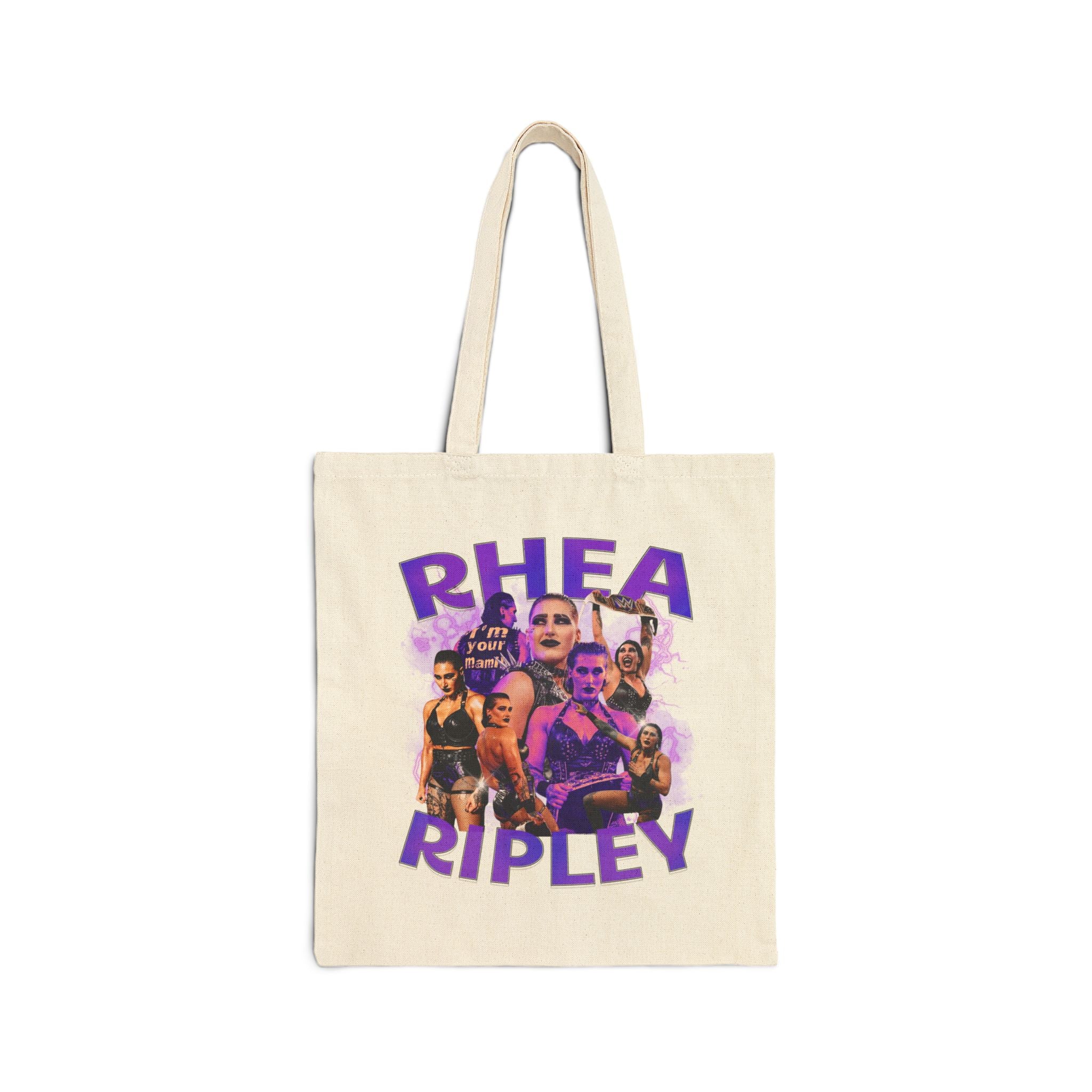 Rhea Ripley Graphic Portrait Design, Sports Fan Tote Bag, Unisex , Gift Tote Bag for Him-Her