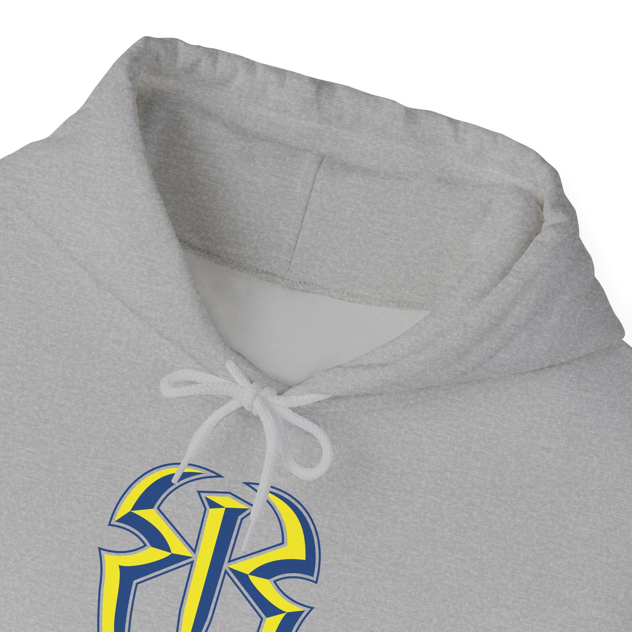 Roman Reigns Blue-Yellow Design Hoodies, Gift for Her - Gift for Him, Sports Fan Wrestling Unisex Hooded Sweatshirt, Casual Outwear