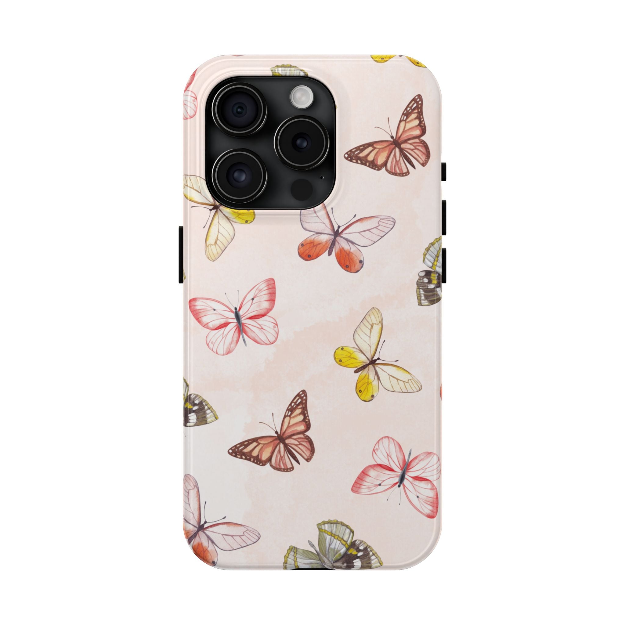 Pink Butterflies, Elegant Phone Cases, Stylish Phone Covers, Chic Phone Protectors, Fashionable Case for Her, Trendy Smartphone Accessories