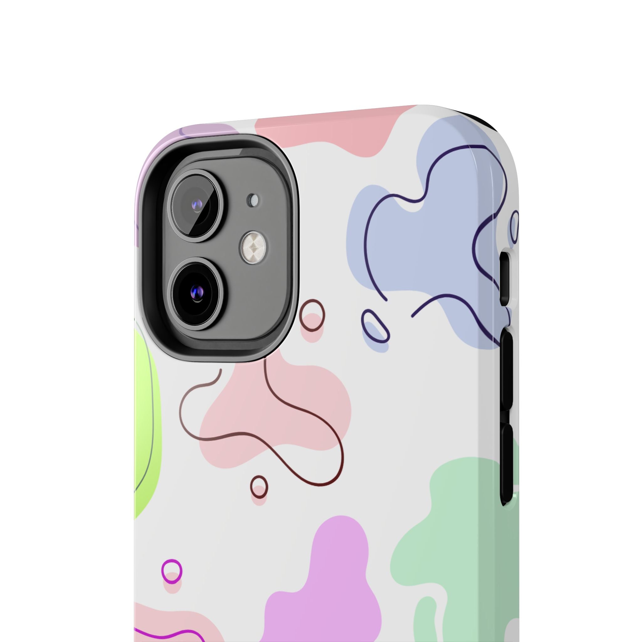 Colorful Pastel Abstract Patern, Elegant Phone Cases, Stylish Phone Covers, Chic Phone Protectors, Fashionable Case for Her, Trendy Smartphone Accessories