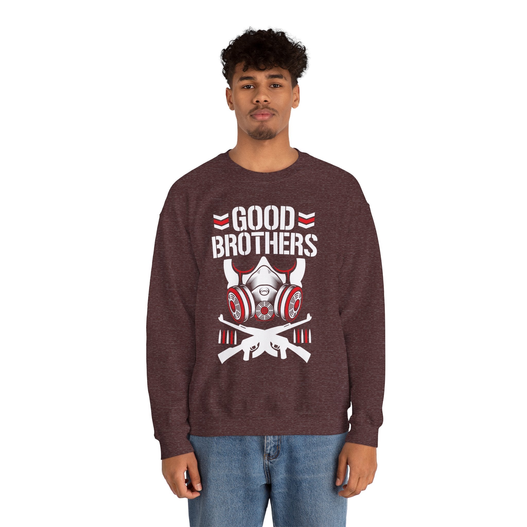 Good Brothers Sweatshirt  Design, Sports Sweatshirt, Wrestling  Fan Unisex Sweatshirt - Gift for Him or Her, Casual Outwear, Heavy Blend Crewneck Sweatshirt