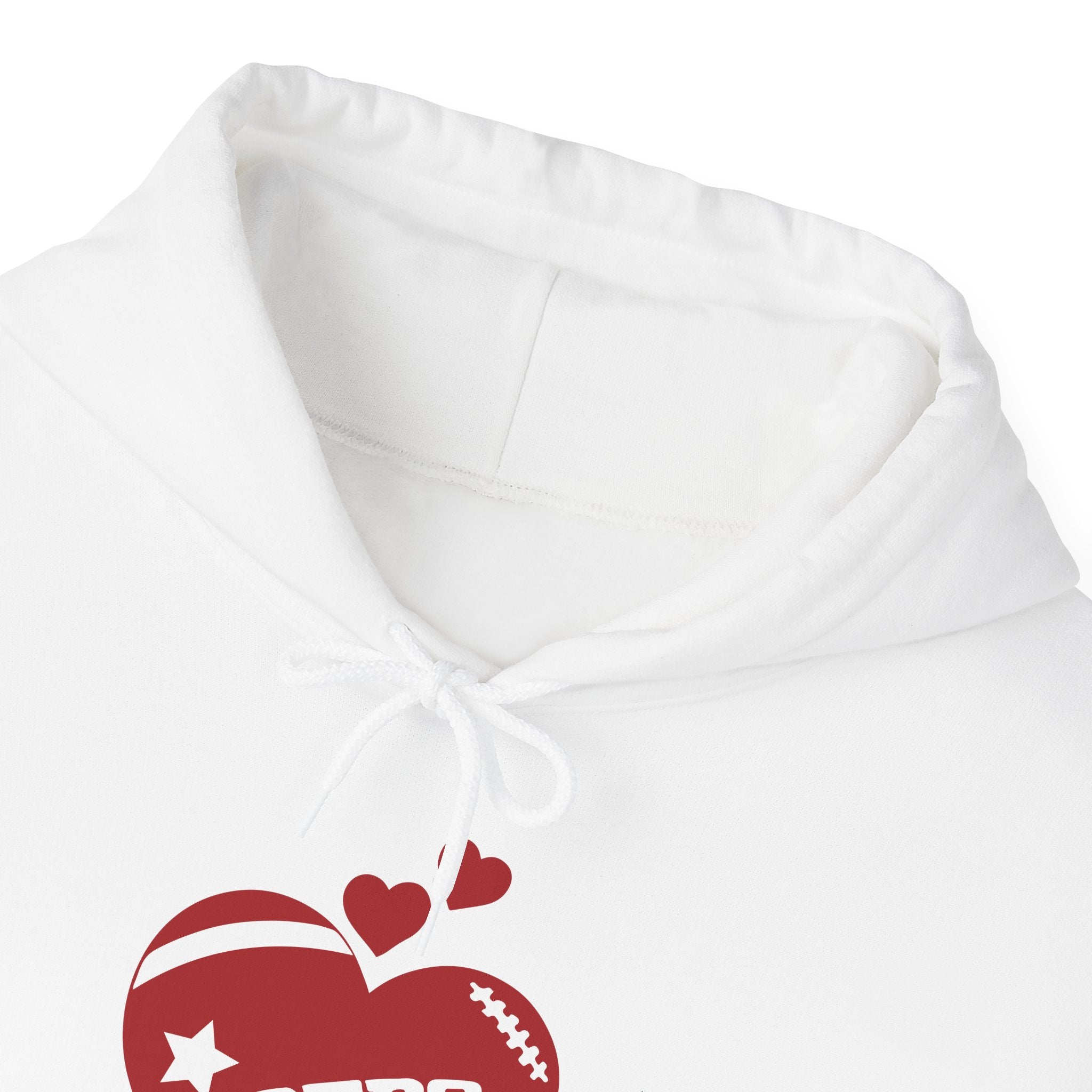 Cute Heart San Francisco Football Hoodies, SF Sports Team Sweatshirt, Football Fan Shirt, Hoodie Gift for Him-Her