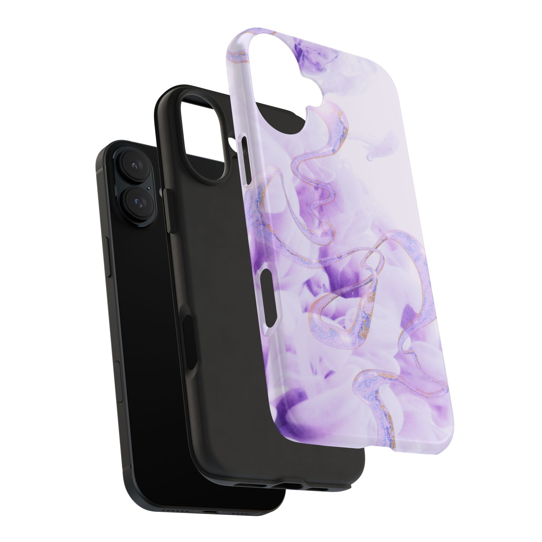 Abstract Purple Fluid Design, Elegant Phone Cases, Stylish Phone Covers, Chic Phone Protectors, Fashionable Case for Her, Trendy Smartphone Accessories