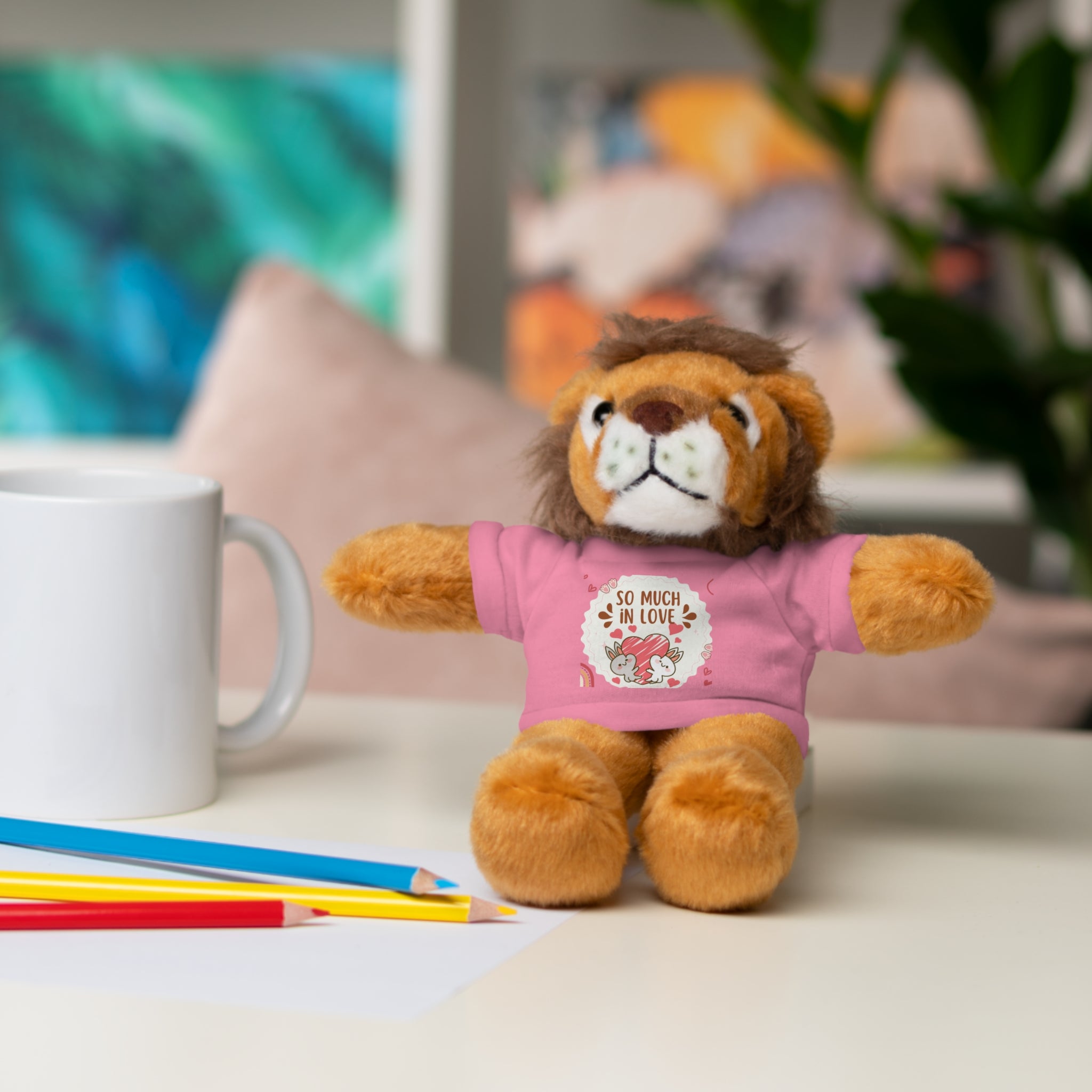 Pink Cute Sweet Love Valentines Day Gifts for Her Him, Kids Girlfriend Boyfriend Wife Mom Fiancée, Valentines Gifts for Women, Valentine's Day Teddy Bear, Funny Cute Stuffed Animal Plush Present for Birthday