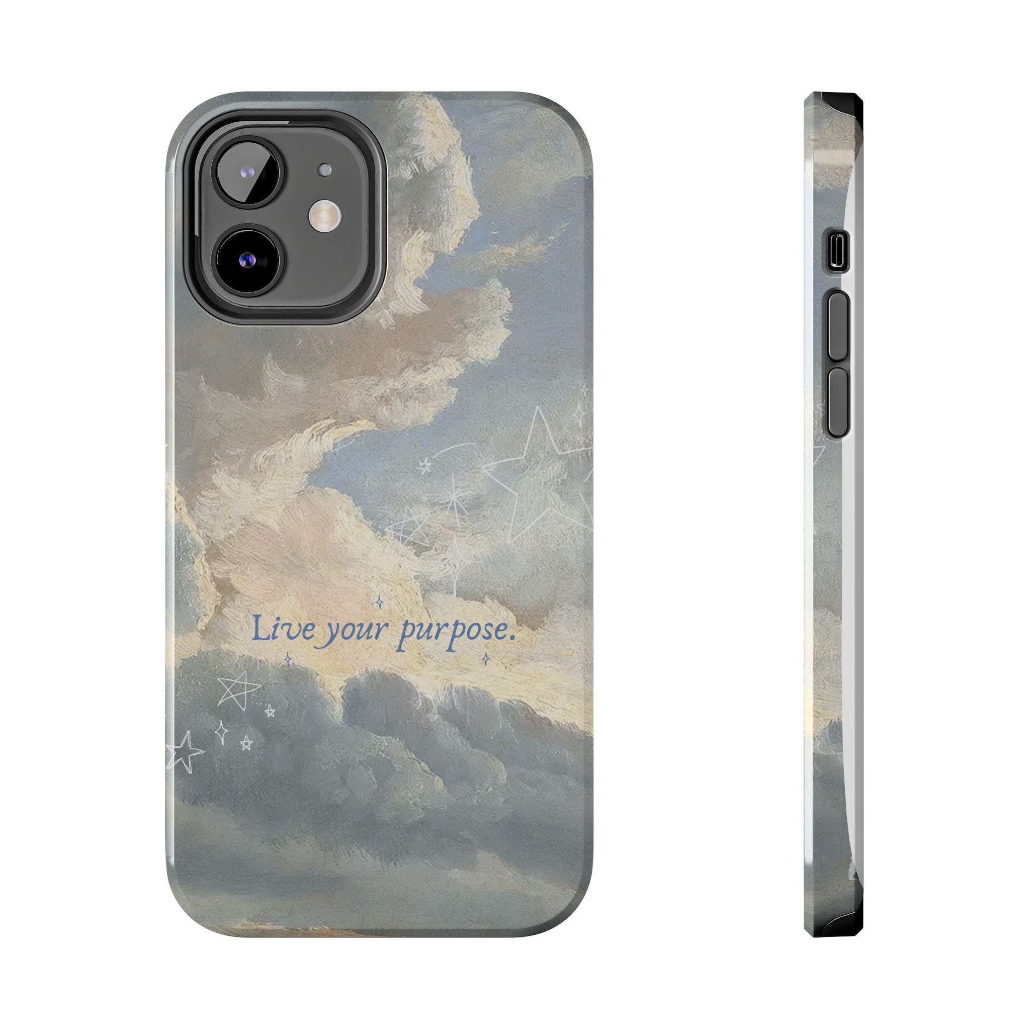 Live Your Purpose, Elegant Phone Cases, Stylish Phone Covers, Chic Phone Protectors, Fashionable Case for Her, Trendy Smartphone Accessories