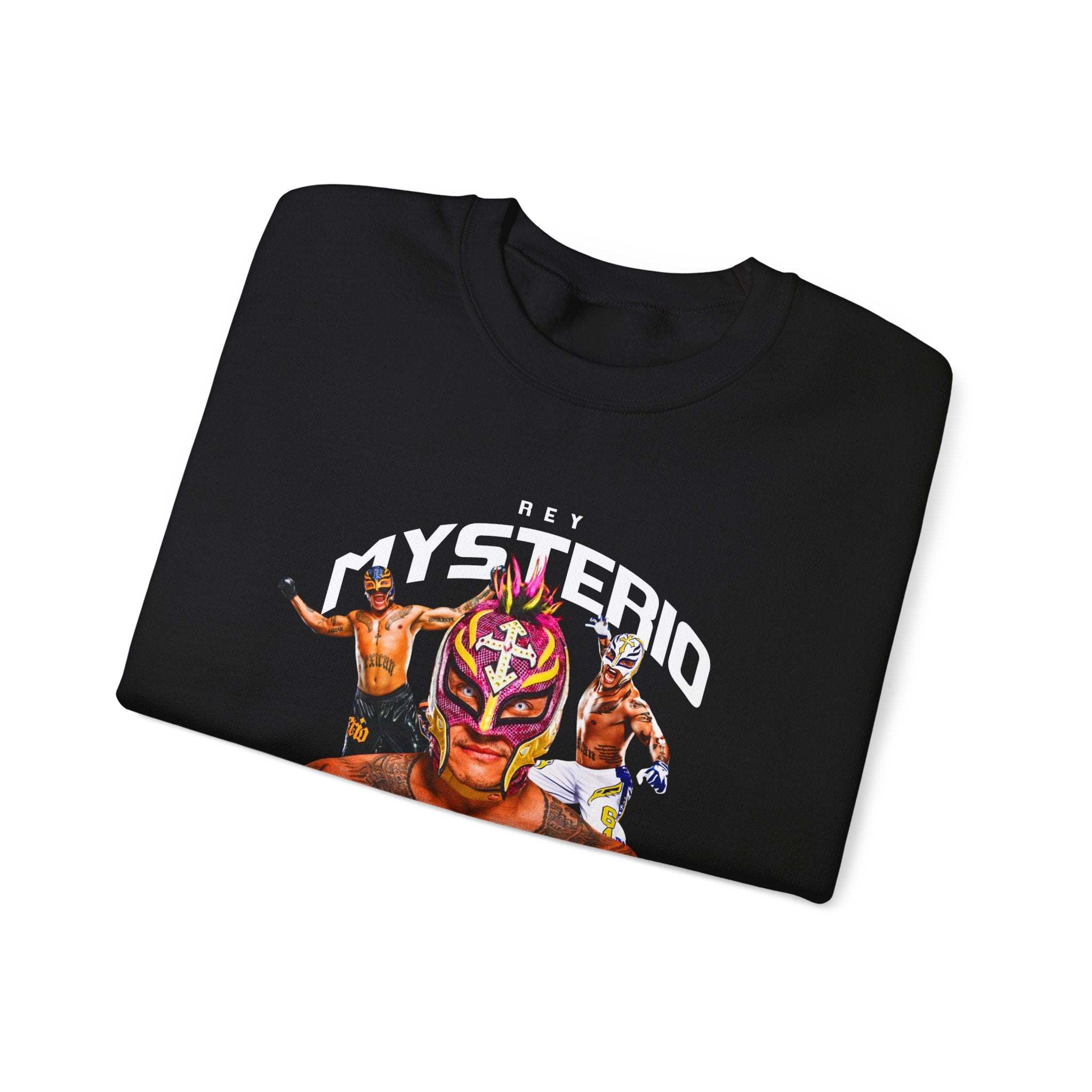 Rey Mysterio Sweatshirt, Sports Sweatshirt, Wrestling Fan Unisex Sweatshirt - Gift for Him or Her, Casual Outwear, Heavy Blend Crewneck Sweatshirt