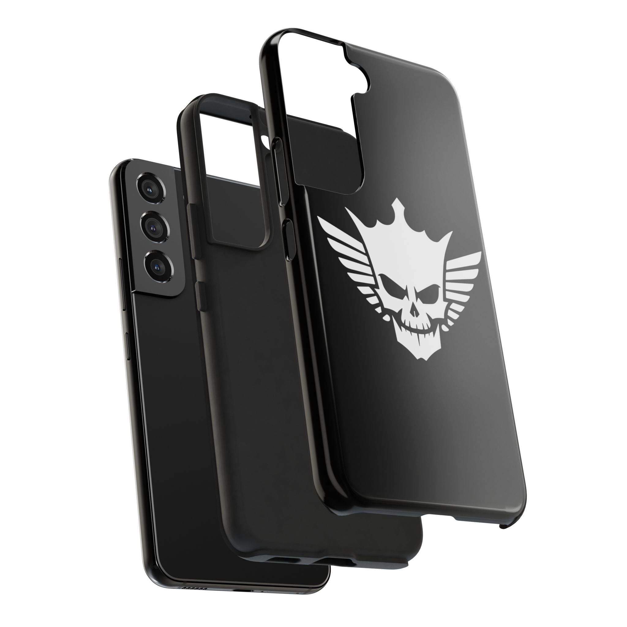 Cody Rhodes White Skull Design, iPhone and Samsung Case Cool Graphic Sports Fan Phone Case