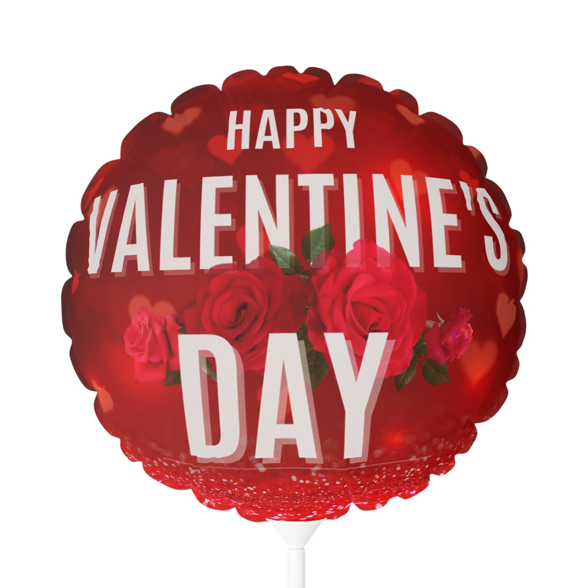 Valentine's Day Balloons, Full of Hearts - Romantic Heart-Shaped Decorations and Words, Love Anniversary Party Supplies