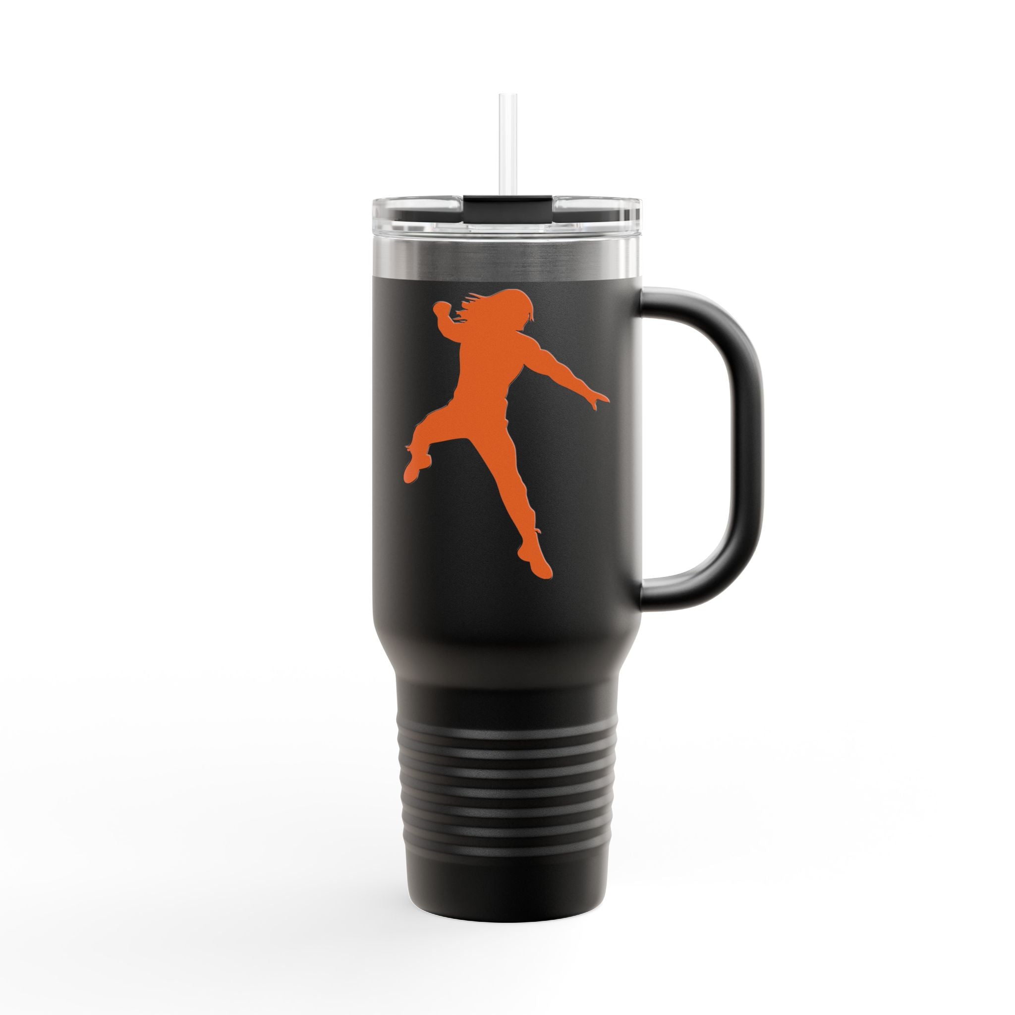 Roman Reigns Jump Orange Graphic Design,  Insulated Travel Mug, Gift for Her Gift for Him - 40oz, Gift for Her, Gift for Him