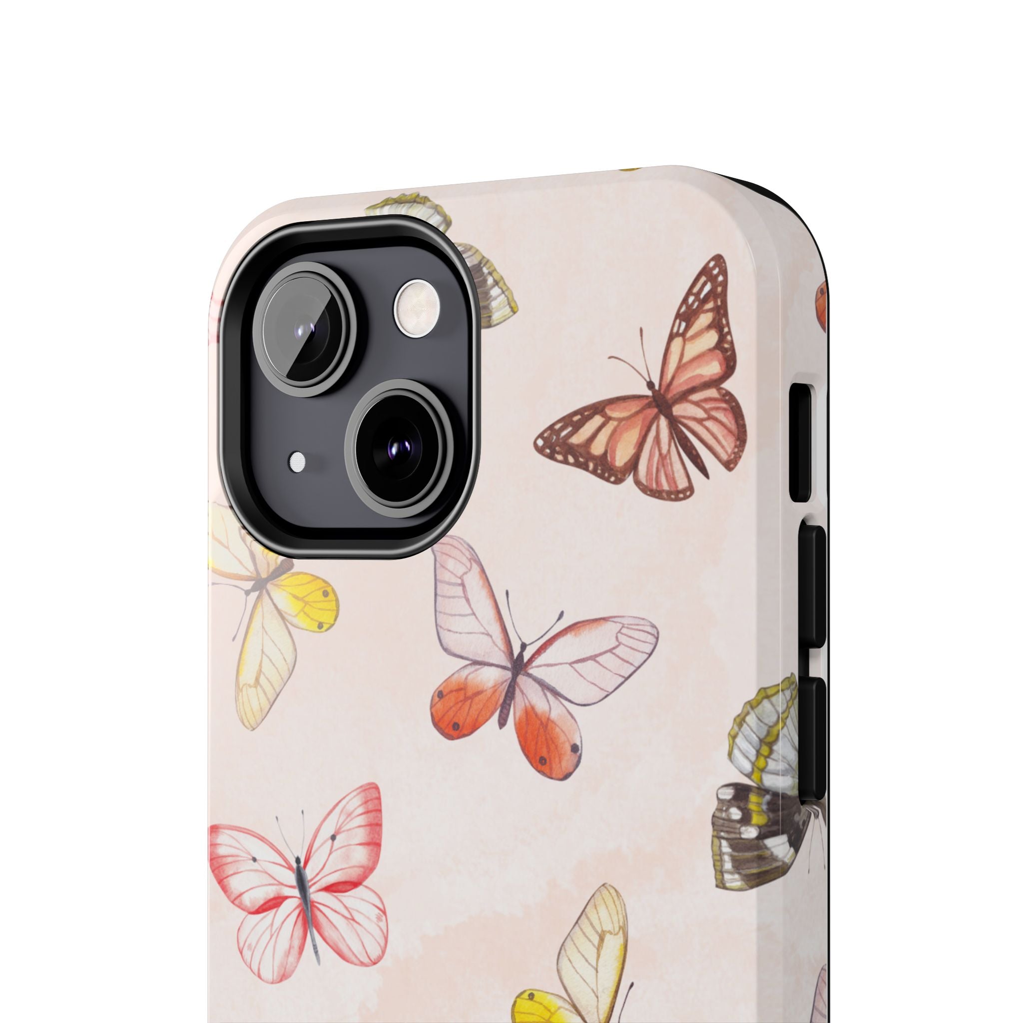 Pink Butterflies, Elegant Phone Cases, Stylish Phone Covers, Chic Phone Protectors, Fashionable Case for Her, Trendy Smartphone Accessories