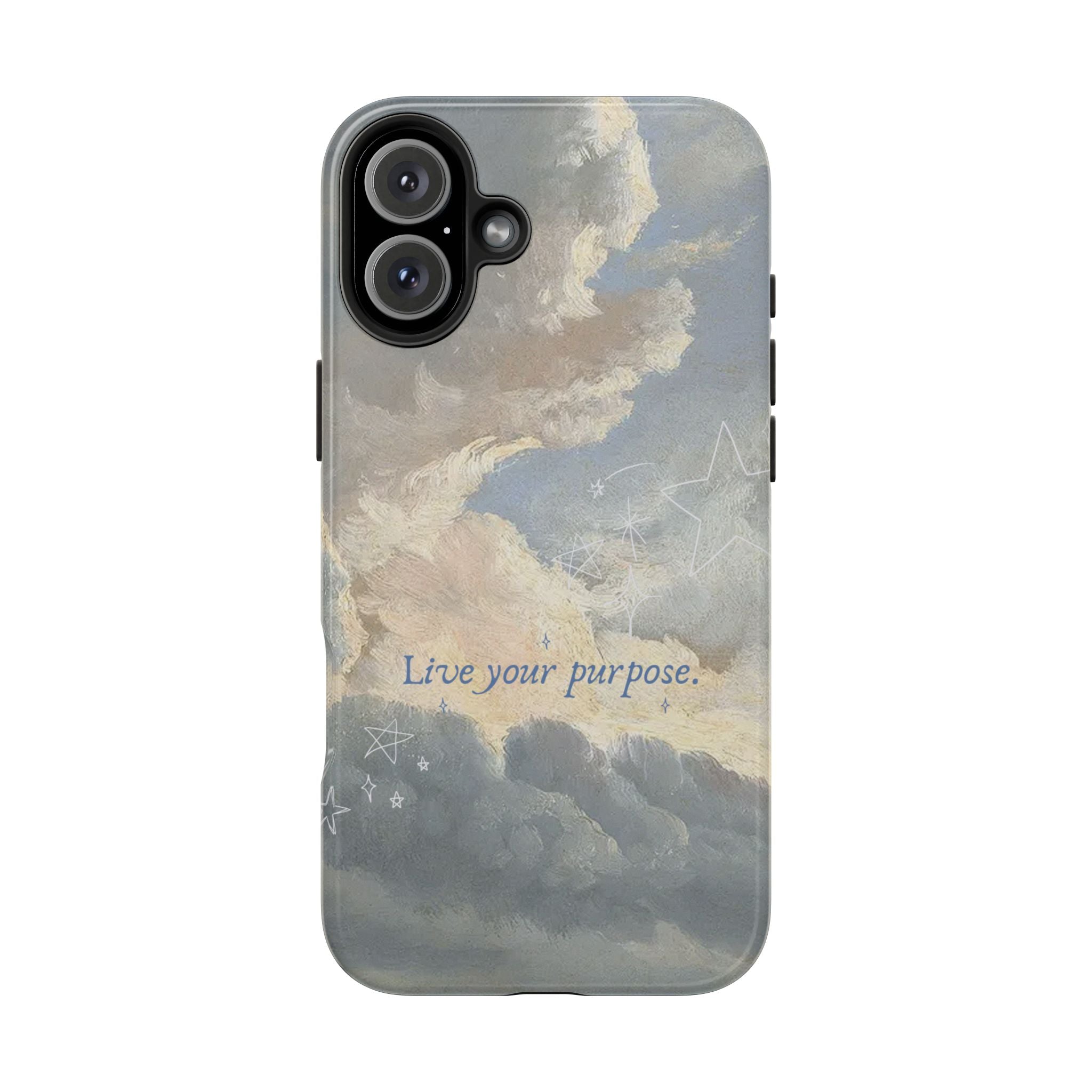 Live Your Purpose, Elegant Phone Cases, Stylish Phone Covers, Chic Phone Protectors, Fashionable Case for Her, Trendy Smartphone Accessories