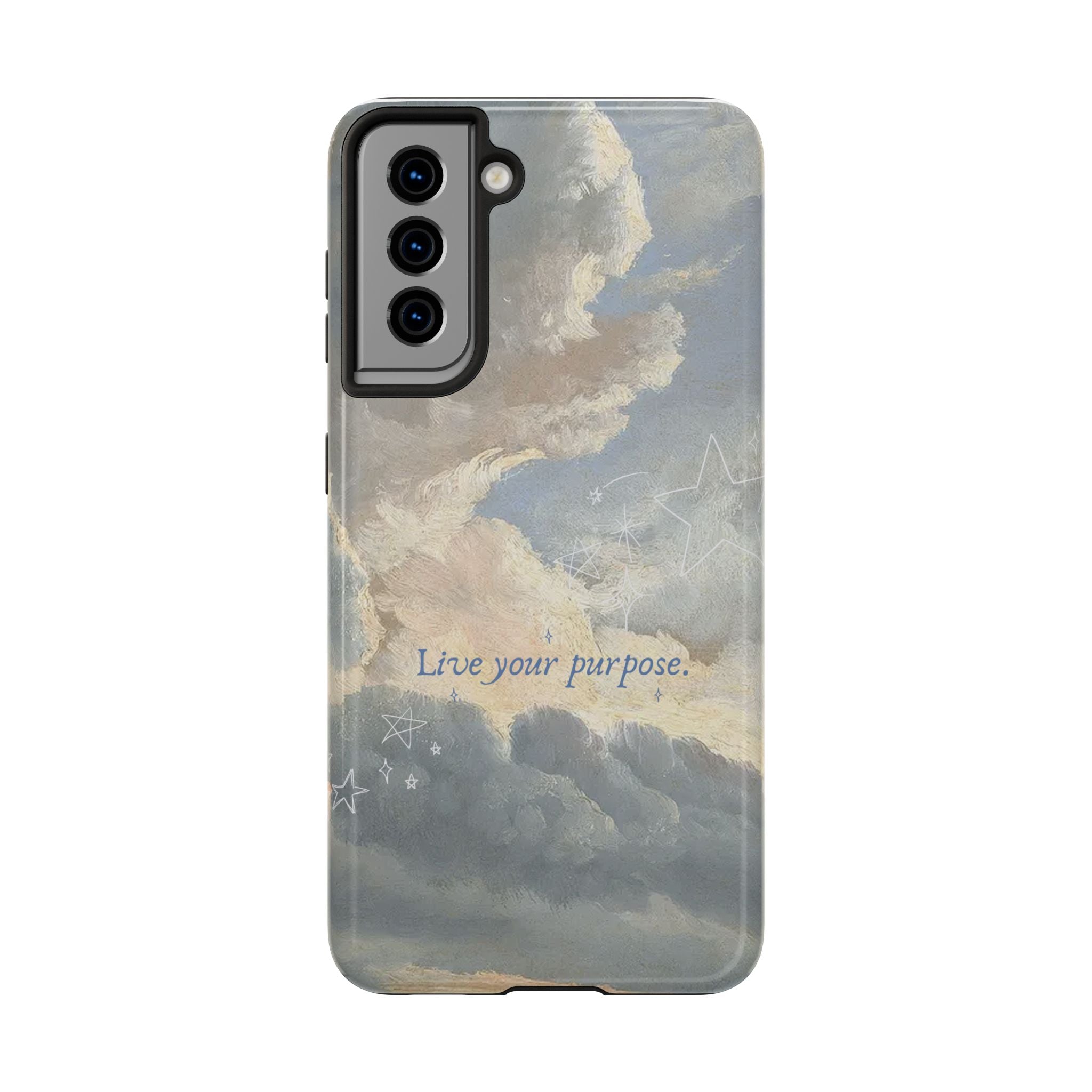 Live Your Purpose, Elegant Phone Cases, Stylish Phone Covers, Chic Phone Protectors, Fashionable Case for Her, Trendy Smartphone Accessories