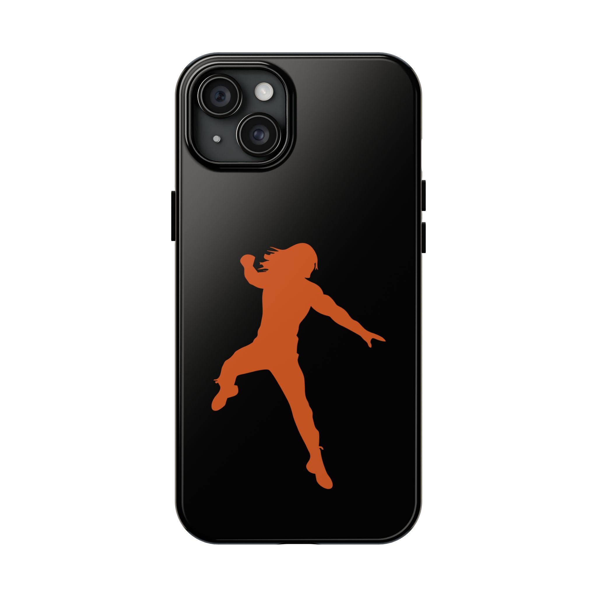 Roman Reigns Jump Orange Graphic Design, iPhone and Samsung Case Cool Graphic Sports Fan Phone Case