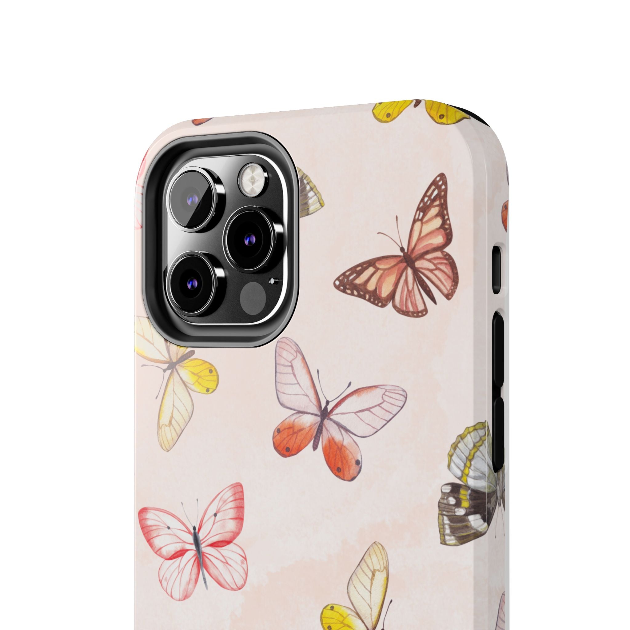 Pink Butterflies, Elegant Phone Cases, Stylish Phone Covers, Chic Phone Protectors, Fashionable Case for Her, Trendy Smartphone Accessories