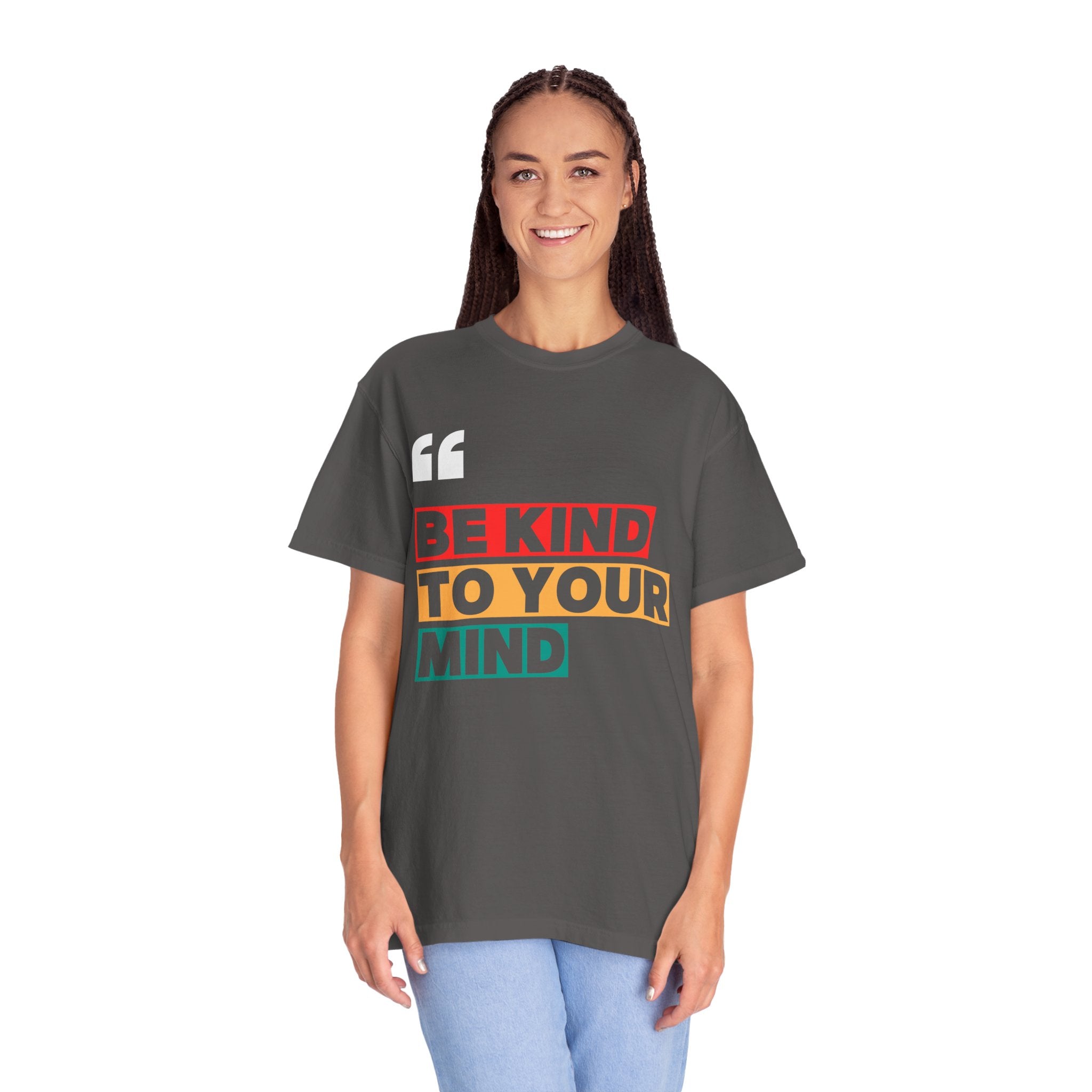 Be Kind to Your Mind, Graphic Design Unisex T-shirt, Casual Cotton Outwear, Gift for Him- Gift for Her, Stylish Tee, Cool Shirt, Trendy Apparel, Comfortable Top,