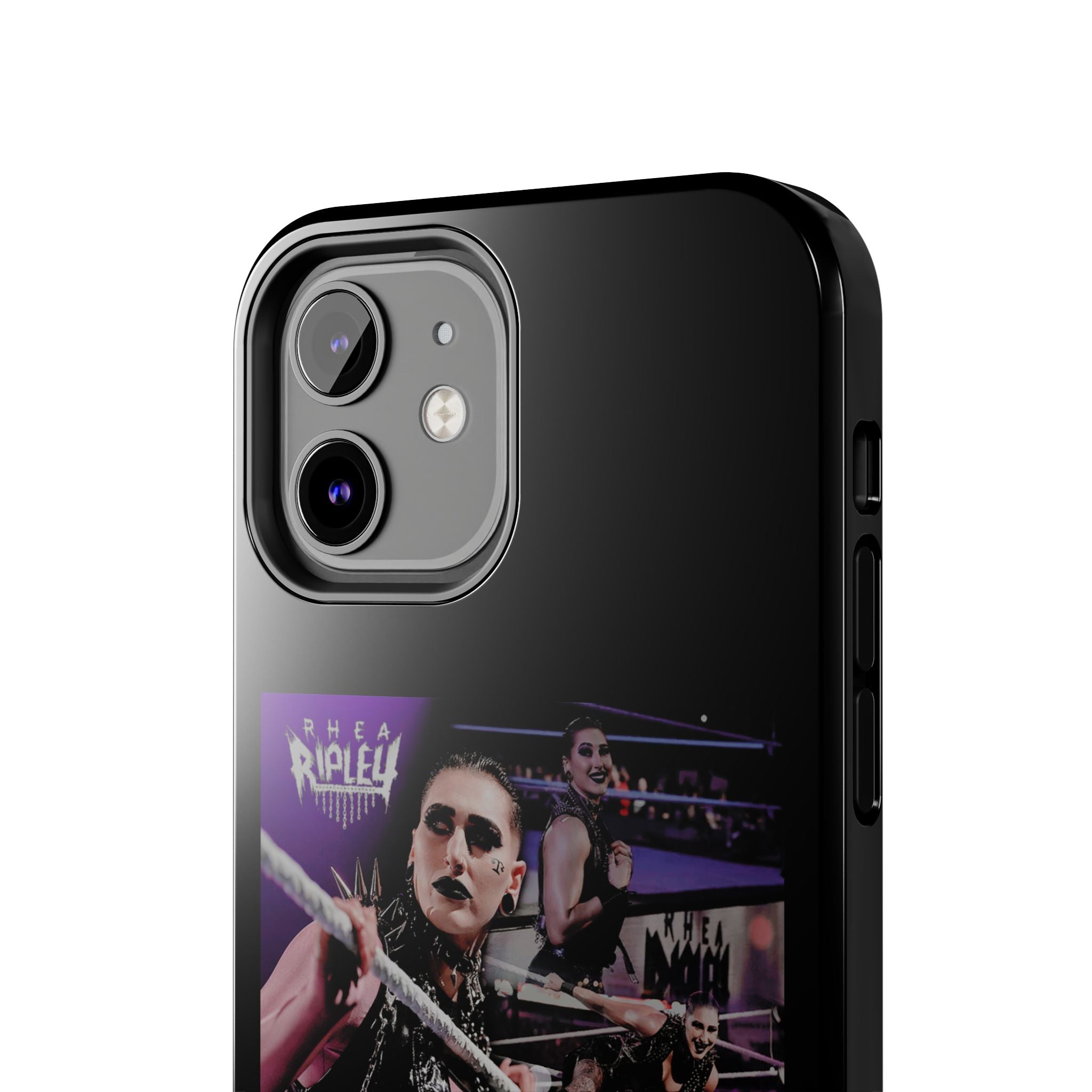 Rhea Ripley Wrap Graphic Portrait Design, iPhone and Samsung Case Cool Graphic Sports Fan Phone Case