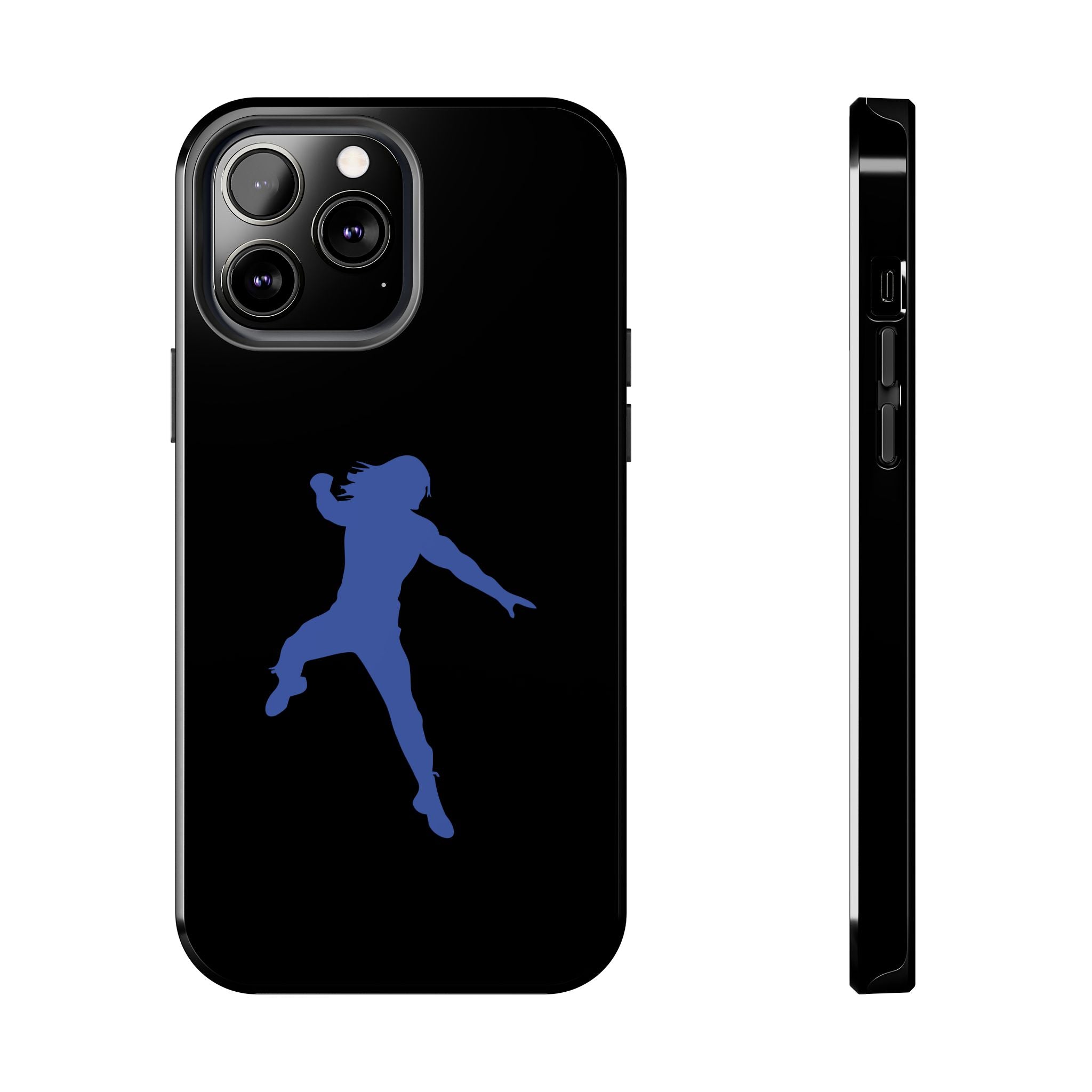 Roman Reigns Jump Blue Graphic Design, iPhone and Samsung Case Cool Graphic Sports Fan Phone Case