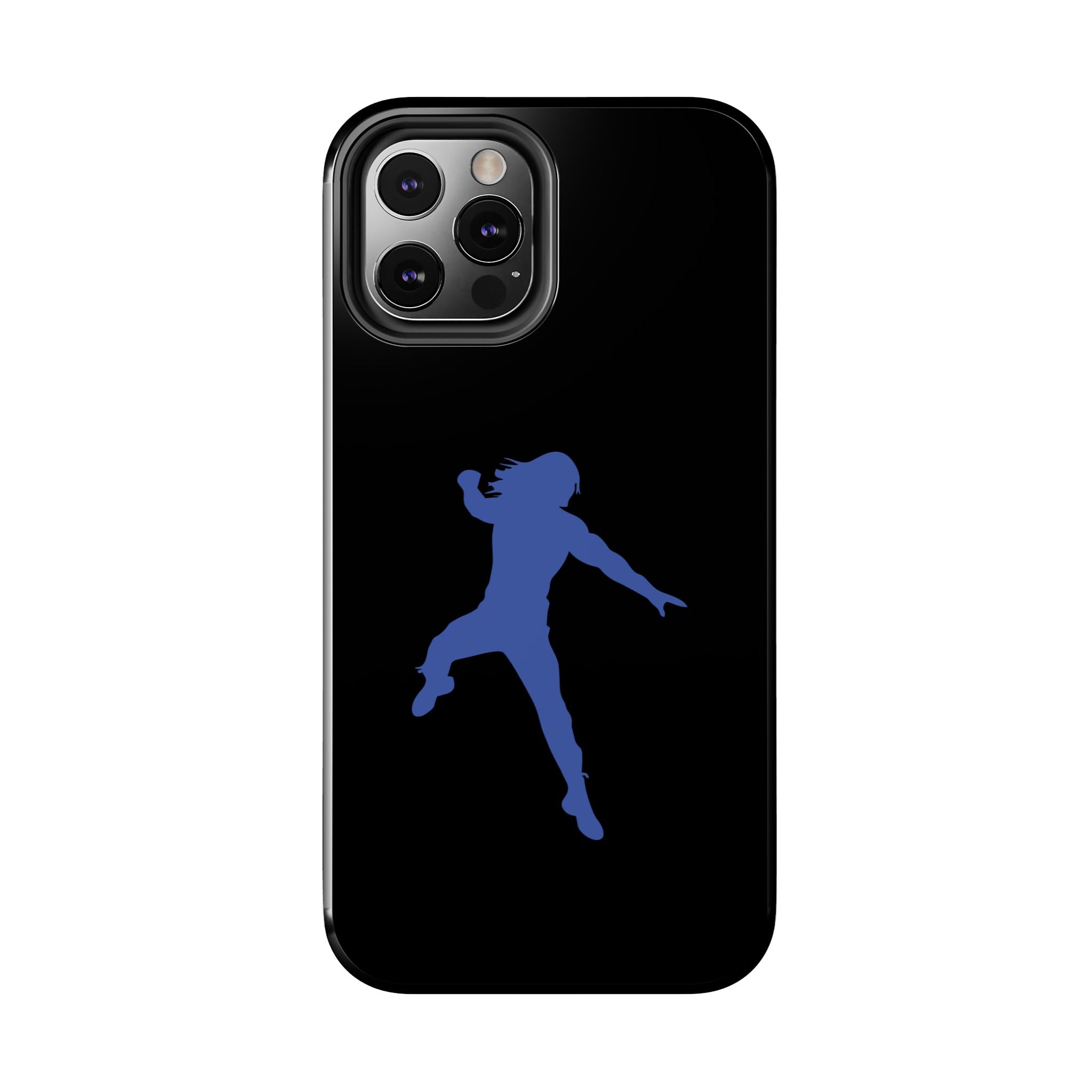 Roman Reigns Jump Blue Graphic Design, iPhone and Samsung Case Cool Graphic Sports Fan Phone Case