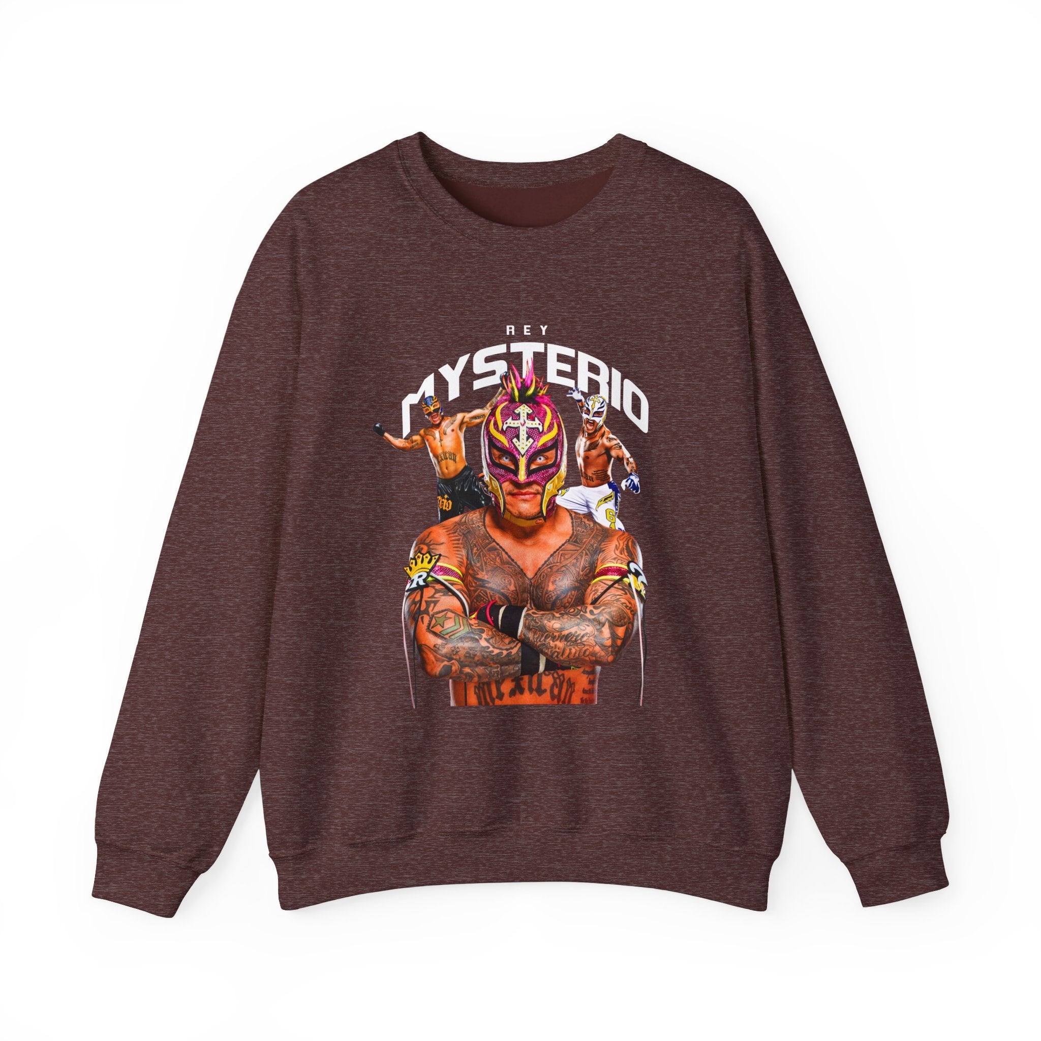 Rey Mysterio Sweatshirt, Sports Sweatshirt, Wrestling Fan Unisex Sweatshirt - Gift for Him or Her, Casual Outwear, Heavy Blend Crewneck Sweatshirt