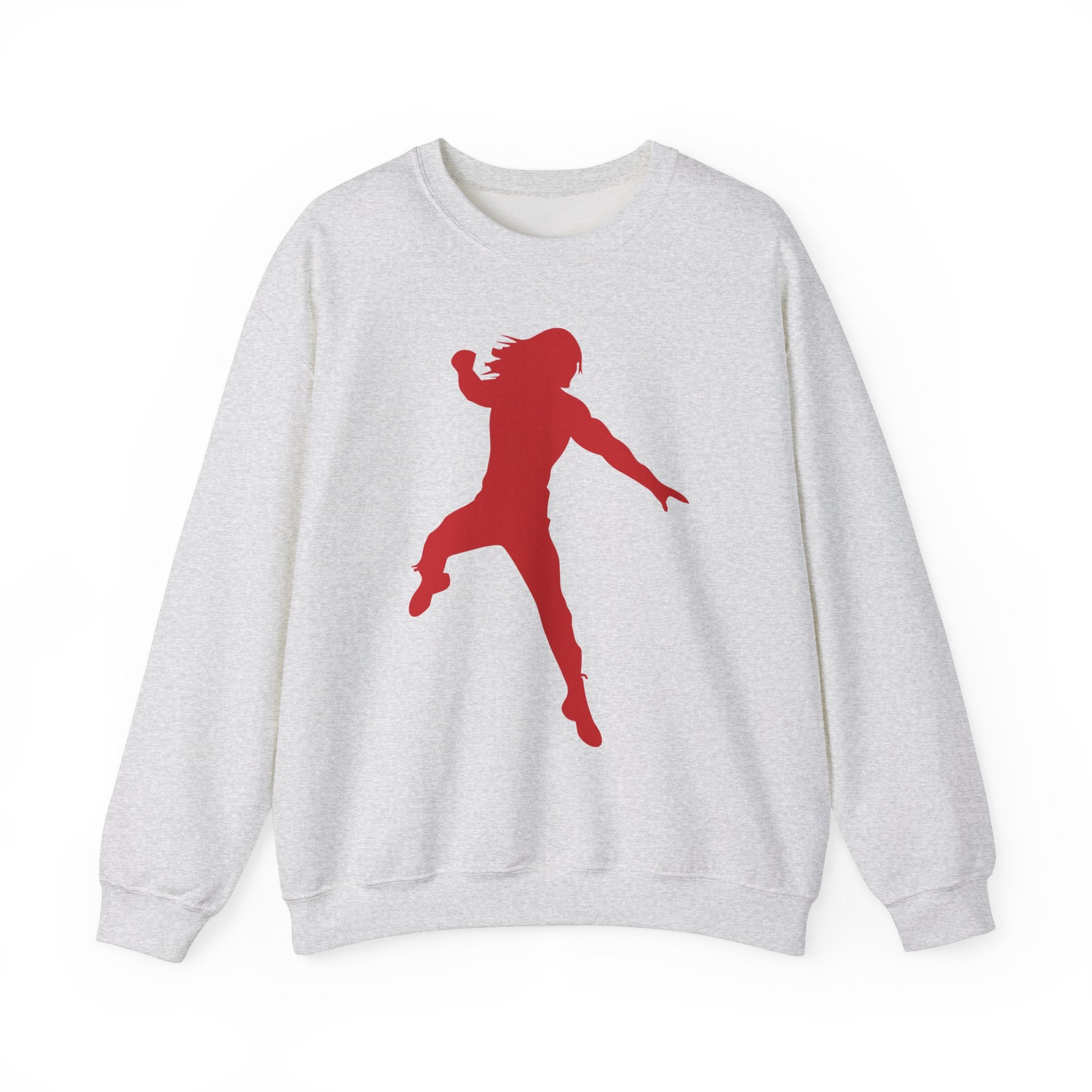 Roman Reigns Red Design, Wrestling Fan Unisex Sweatshirt - Gift for Him or Her, Casual Outwear, Graphic Design, Heavy Blend Crewneck Sweatshirt