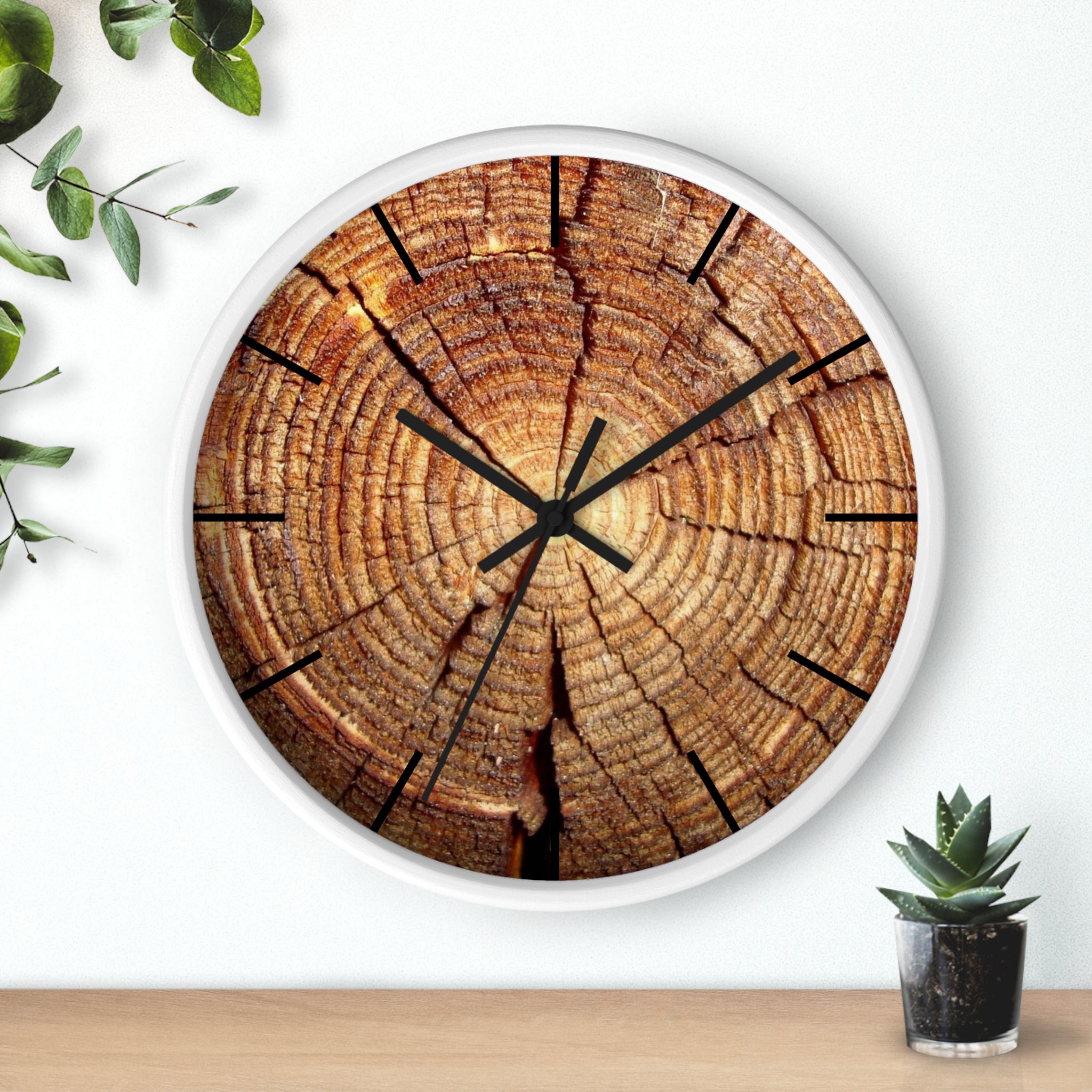 Wood Elegant Wall Clock, Home Decor, Wall Art, Modern Decor for Home, Office, and Living Room