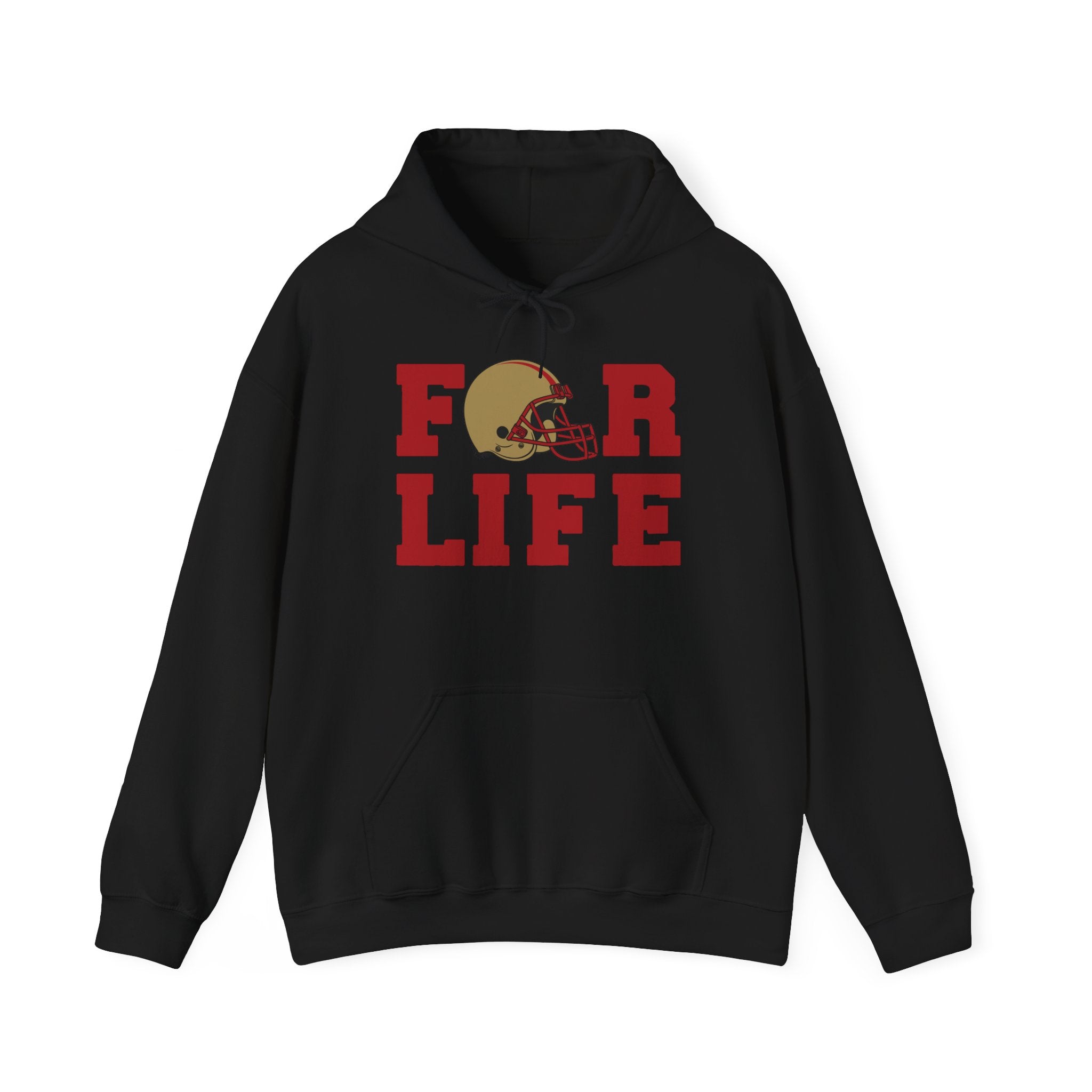 For Life San Francisco Football Fan Hoodies, SF Sports Team Sweatshirt, Football Fan Shirt, Hoodie Football Gift for Him Her