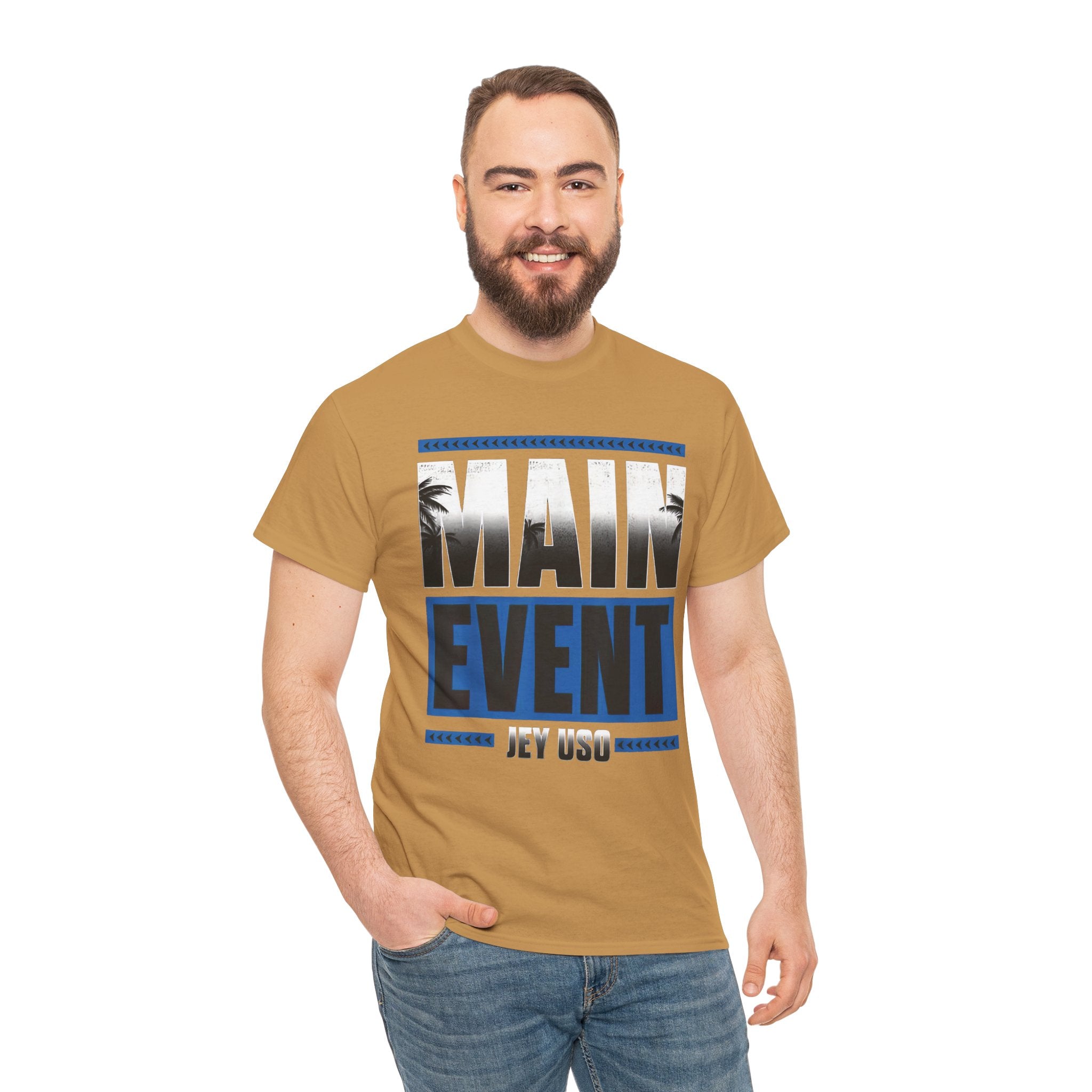 Main Event Uso Wrestling T-Shirt, Heavy Cotton Tee, Unisex Shirt, Wrestling Fan Gift, Graphic Tee