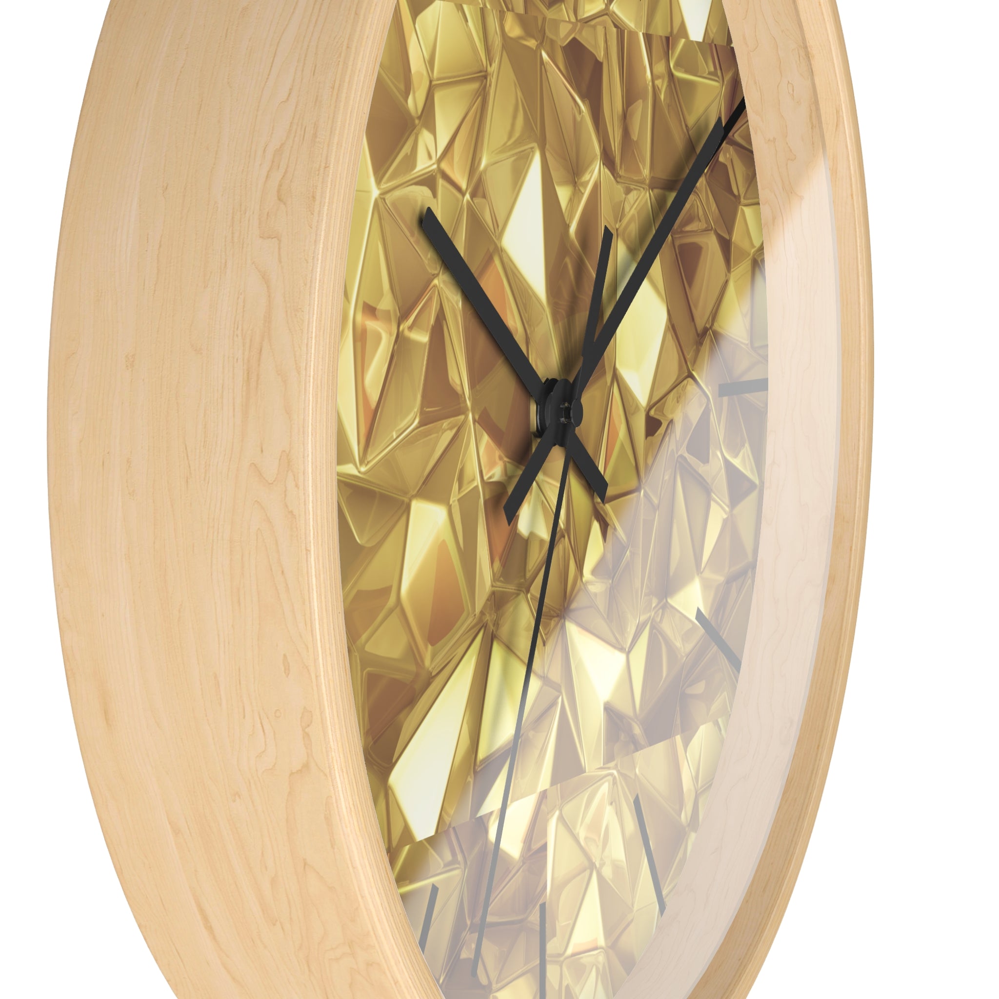 Gold Elegant Wall Clock, Home Decor, Wall Art, Modern Decor for Home, Office, and Living Room