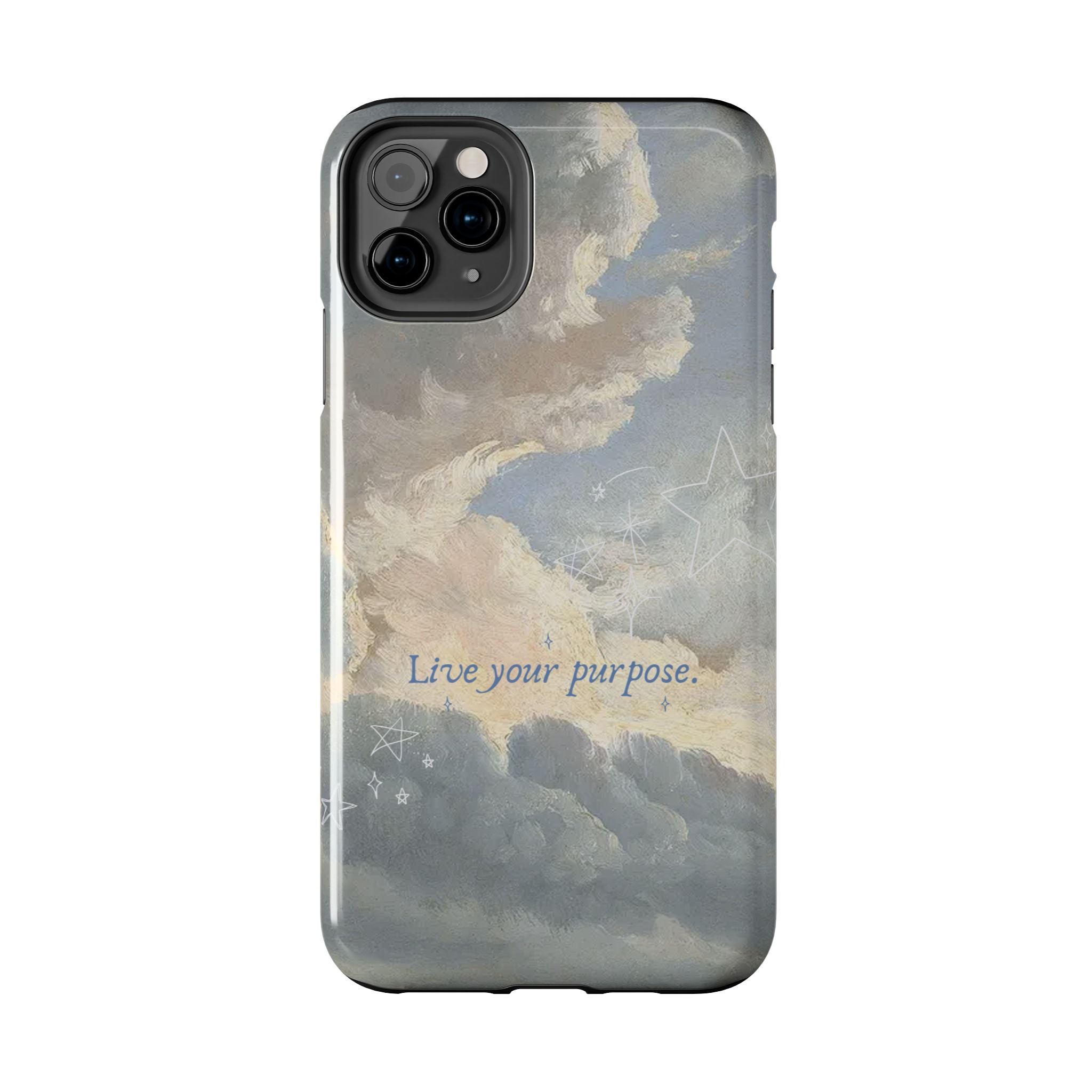 Live Your Purpose, Elegant Phone Cases, Stylish Phone Covers, Chic Phone Protectors, Fashionable Case for Her, Trendy Smartphone Accessories