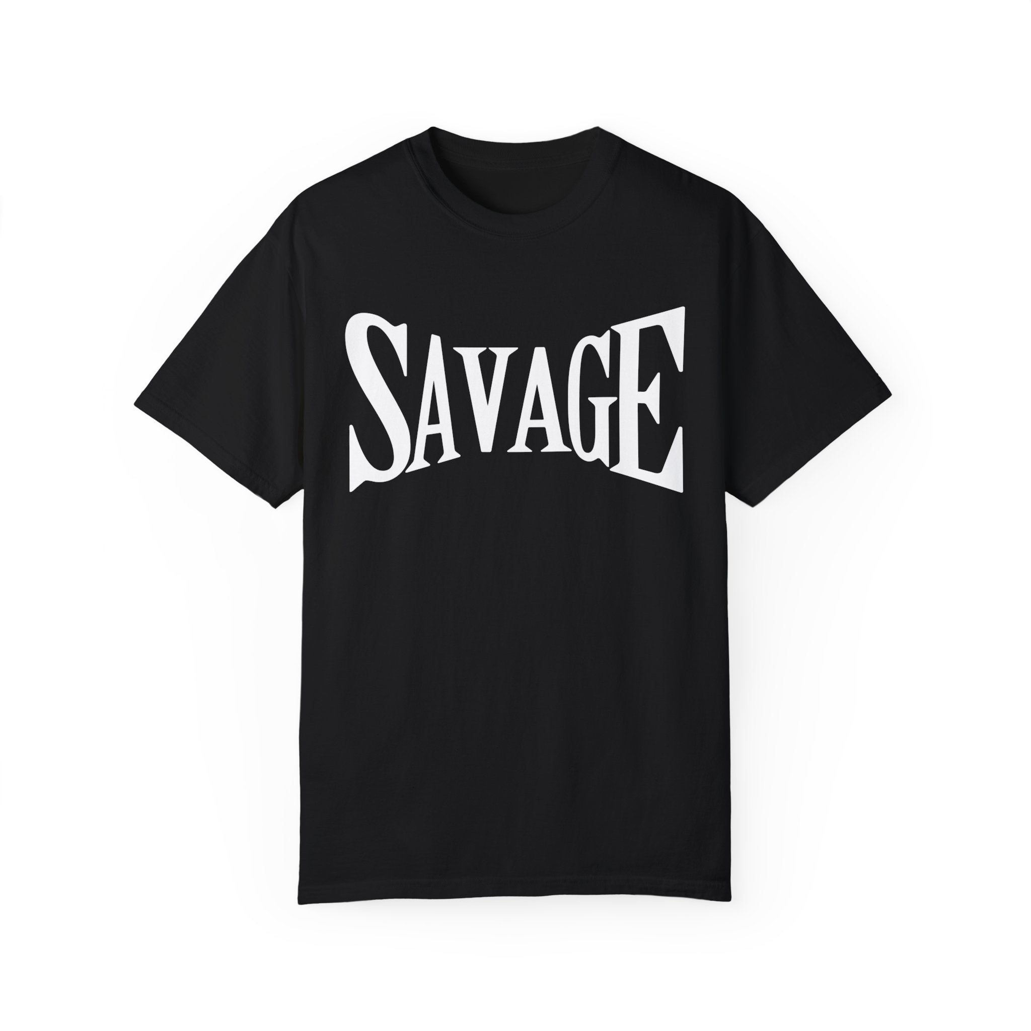 Savage, Graphic Design Unisex T-shirt, Casual Cotton Outwear, Gift for Him- Gift for Her, Stylish Tee, Cool Shirt, Trendy Apparel, Comfortable Top,