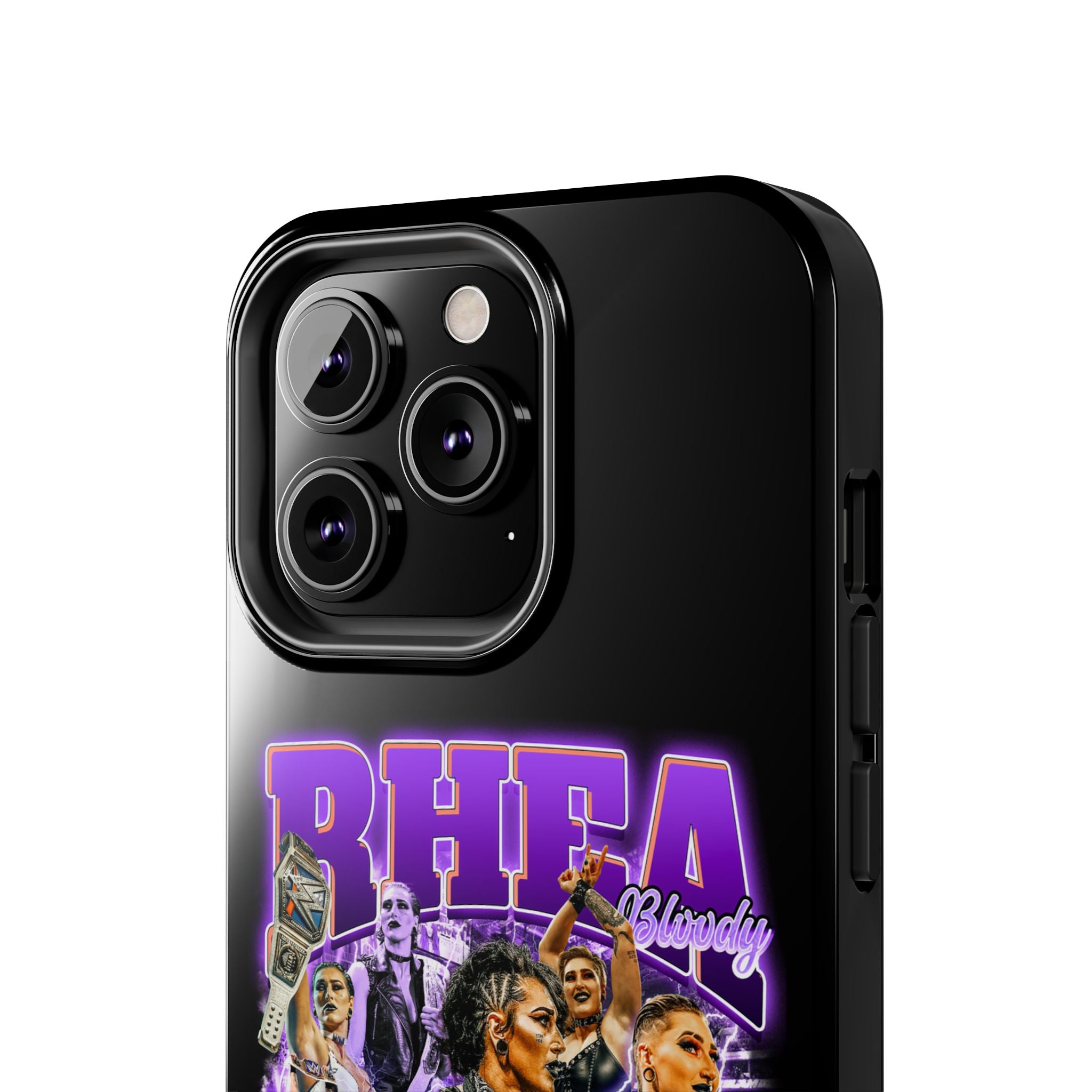 Rhea Ripley Graphic Portrait Design, iPhone and Samsung Case Cool Graphic Sports Fan Phone Case