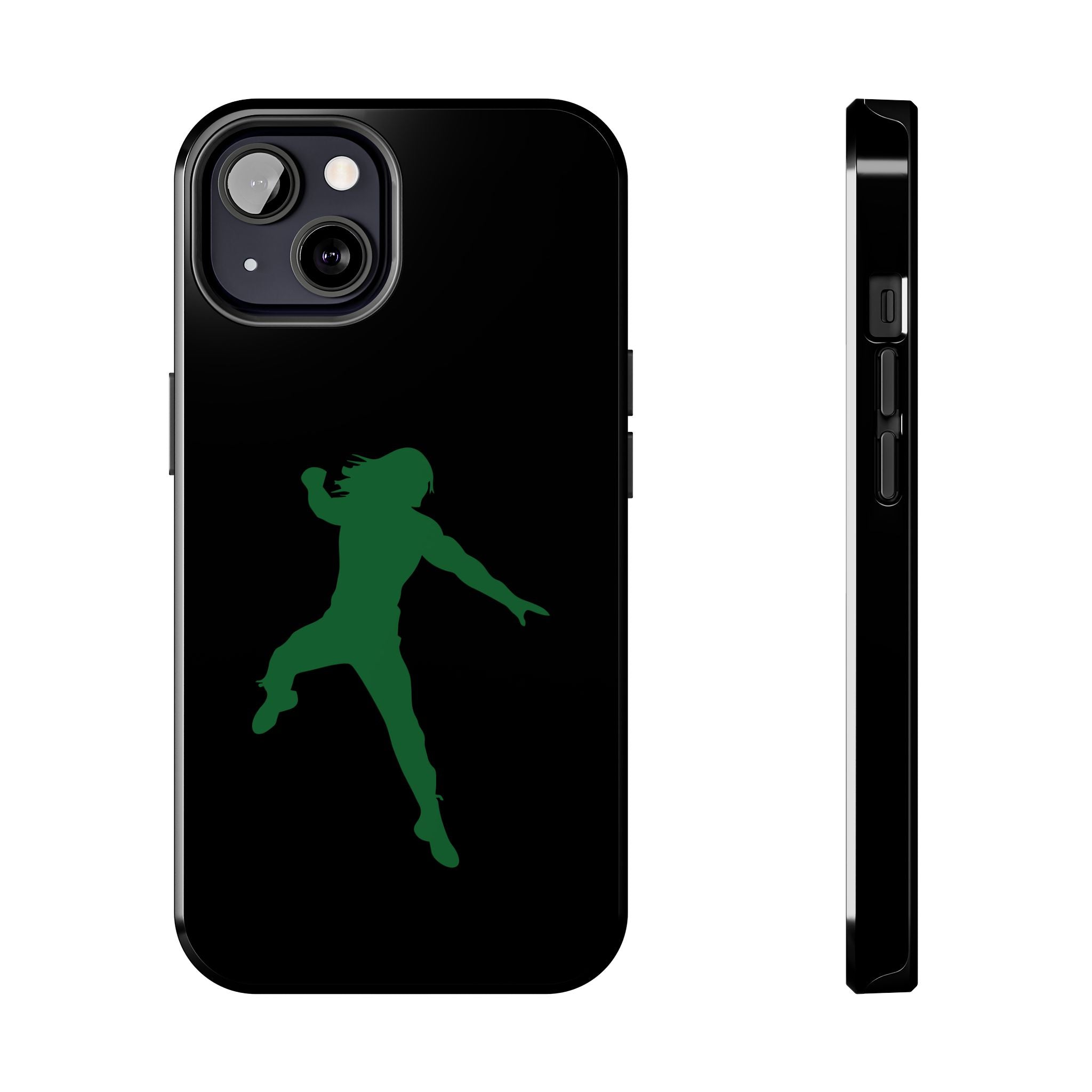 Roman Reigns Jump Green Graphic Design, iPhone and Samsung Case Cool Graphic Sports Fan Phone Case