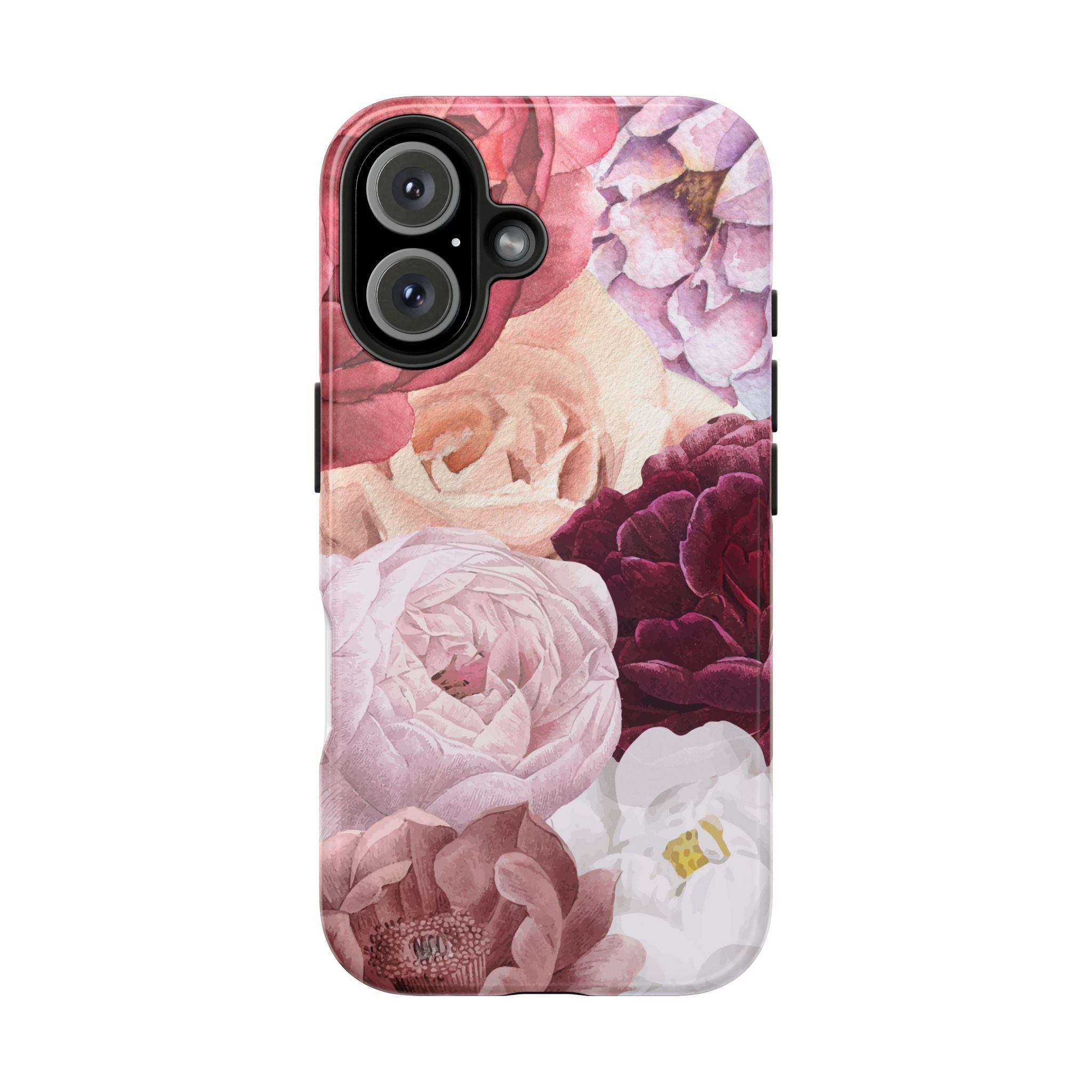 Pink Purple Watercolor Flower, Elegant Phone Cases, Stylish Phone Covers, Chic Phone Protectors, Fashionable Case for Her, Trendy Smartphone Accessories