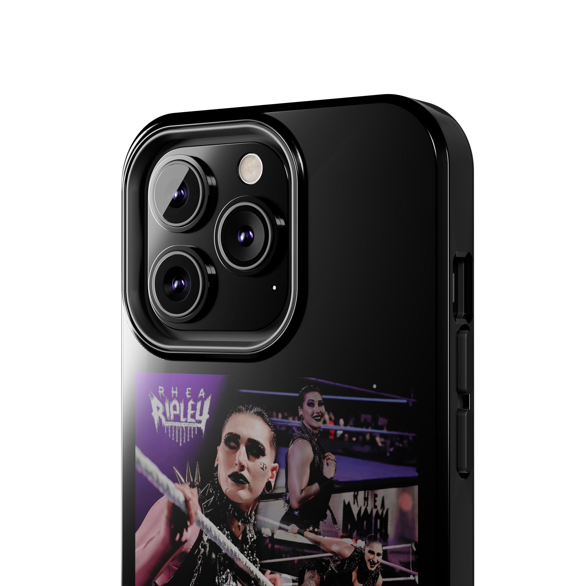 Rhea Ripley Wrap Graphic Portrait Design, iPhone and Samsung Case Cool Graphic Sports Fan Phone Case