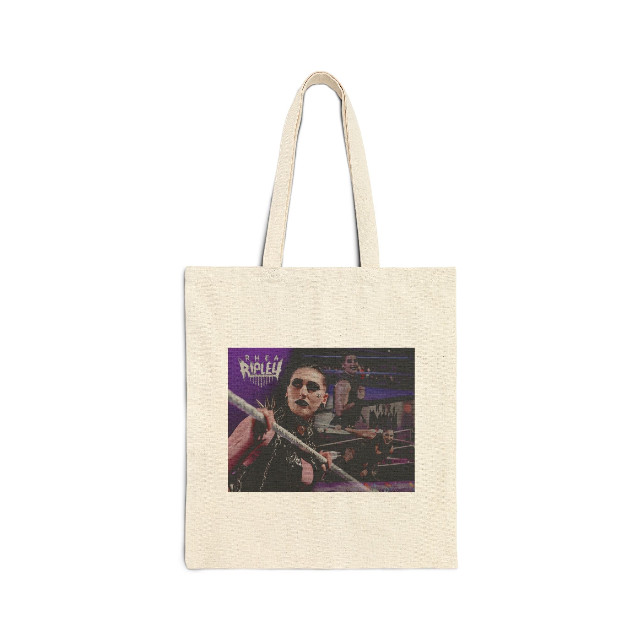 Rhea Ripley Wrap Graphic Portrait Design, Sports Fan Tote Bag, Unisex , Gift Tote Bag for Him-Her