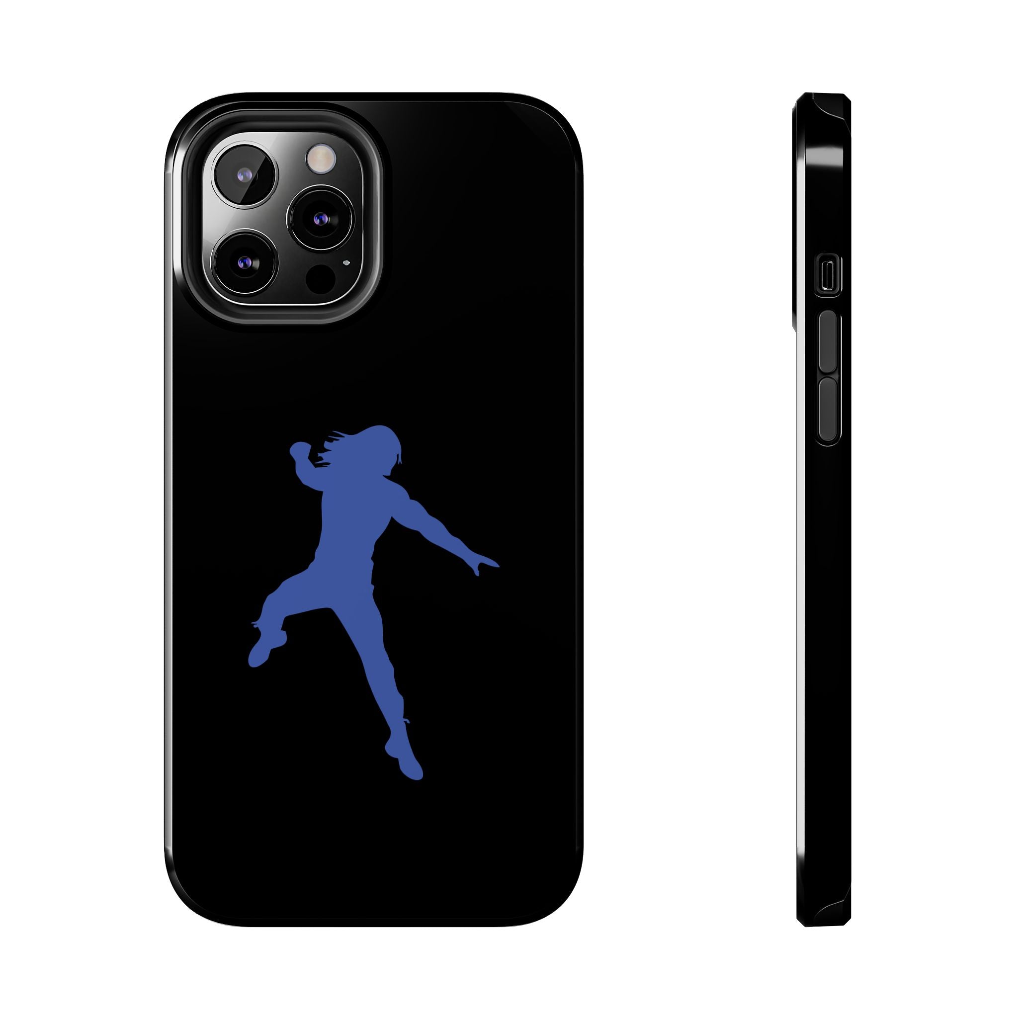 Roman Reigns Jump Blue Graphic Design, iPhone and Samsung Case Cool Graphic Sports Fan Phone Case